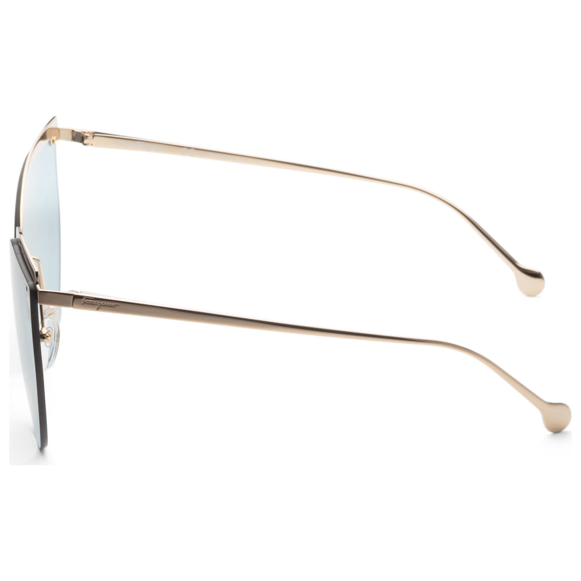 Left view of Ferragamo Fashion Women's Sunglasses SF195S-715