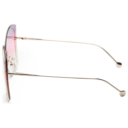 Left view of Ferragamo Fashion Women's Sunglasses SF196S-705