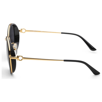 Left view of Ferragamo Fashion Women's Sunglasses SF199SK-011