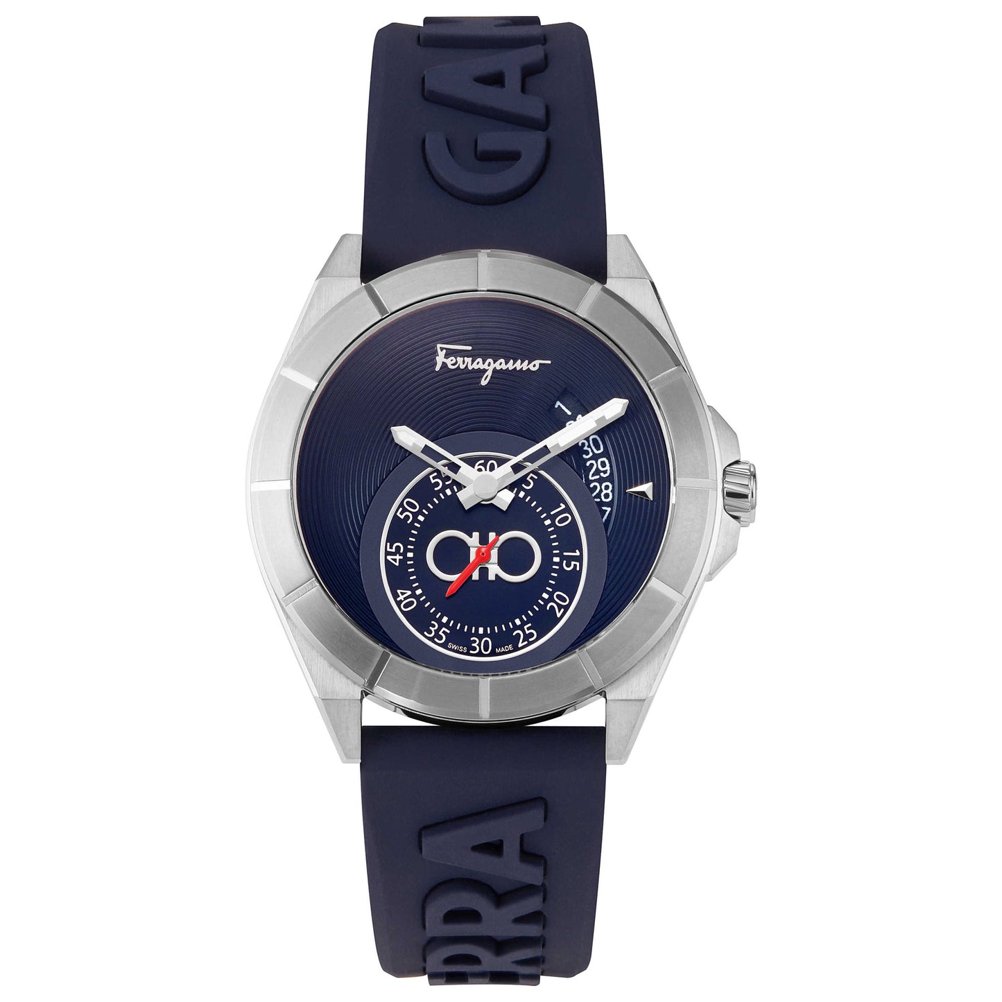 Front view of Ferragamo Urban Men's Quartz Watch SF1Y01221