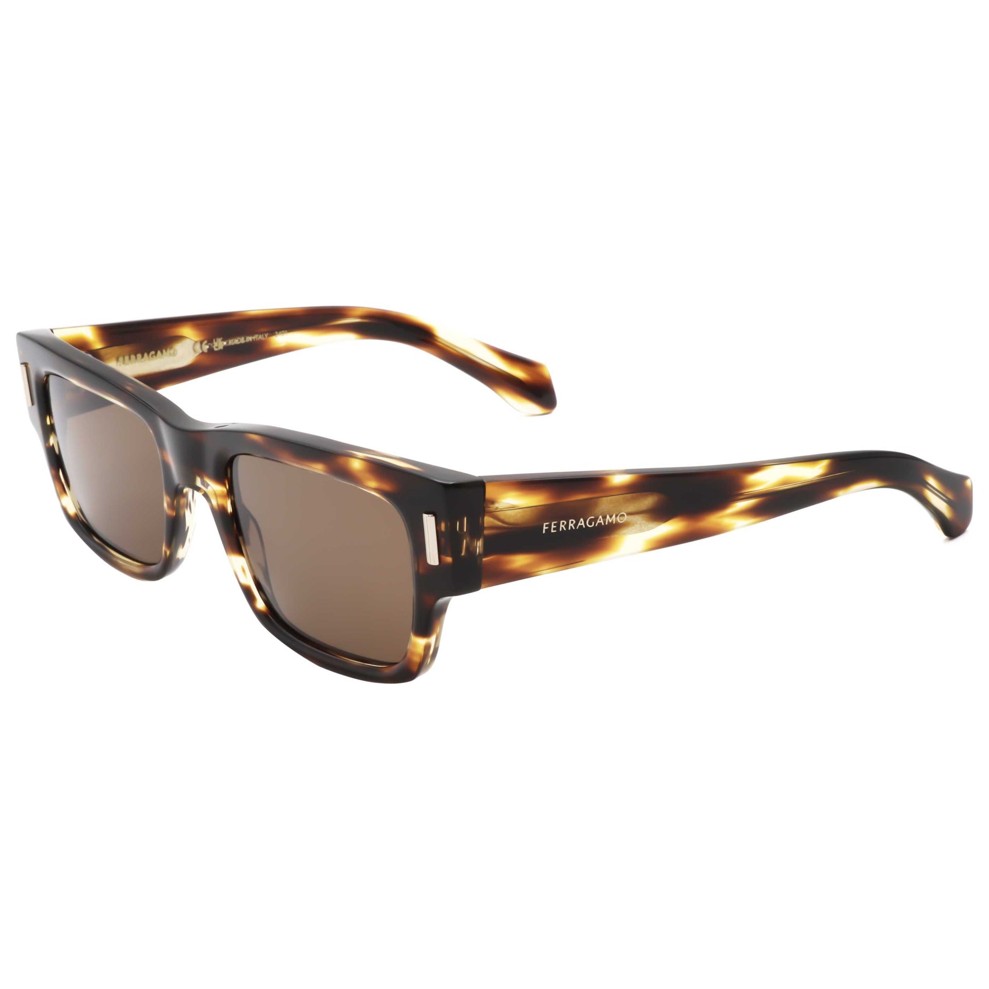 Front view of Ferragamo Men's Sunglasses SF2011S-216-53