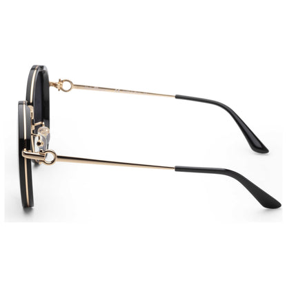 Left view of Ferragamo Fashion Women's Sunglasses SF214SK-017