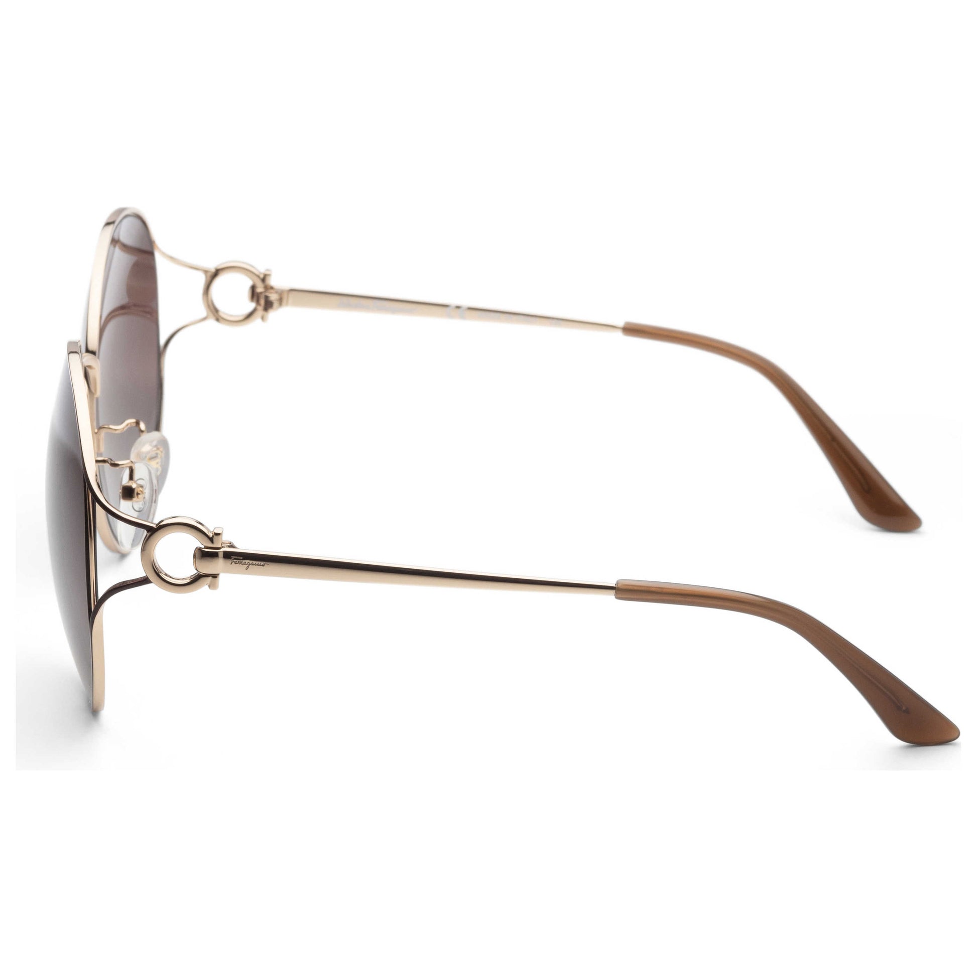 Left view of Ferragamo Fashion Women's Sunglasses SF215SK-704