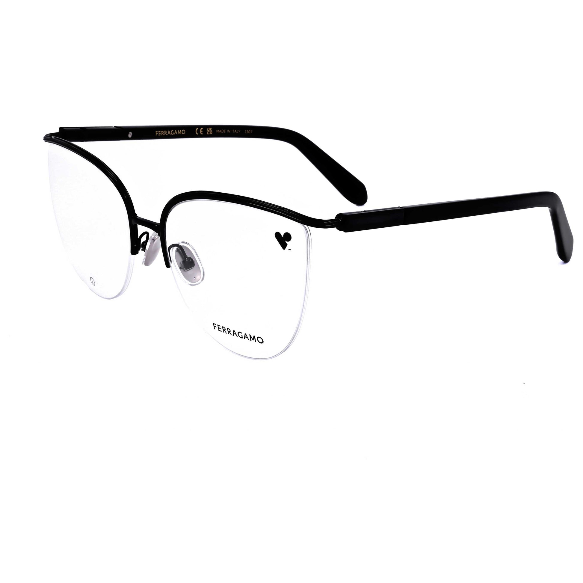 Front view of Ferragamo Women's Opticals SF2227-001-56