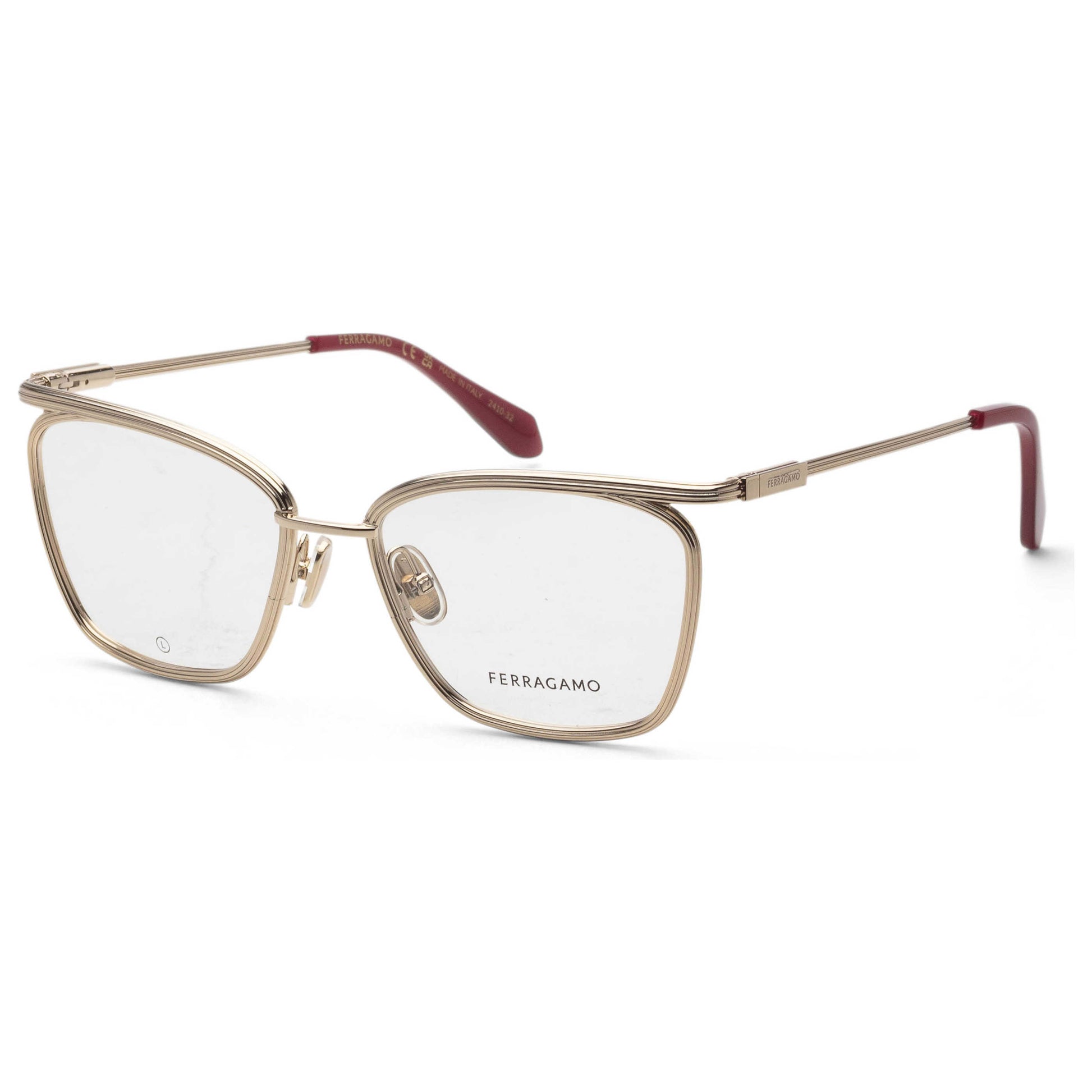 Front view of Ferragamo Women's Opticals SF2235-710-55