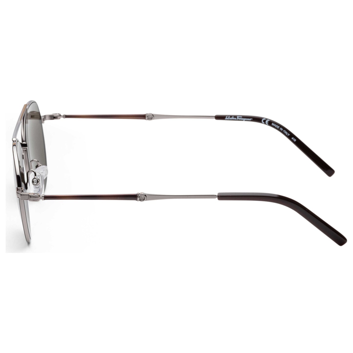 Left view of Ferragamo Fashion Men's Sunglasses SF224S-039