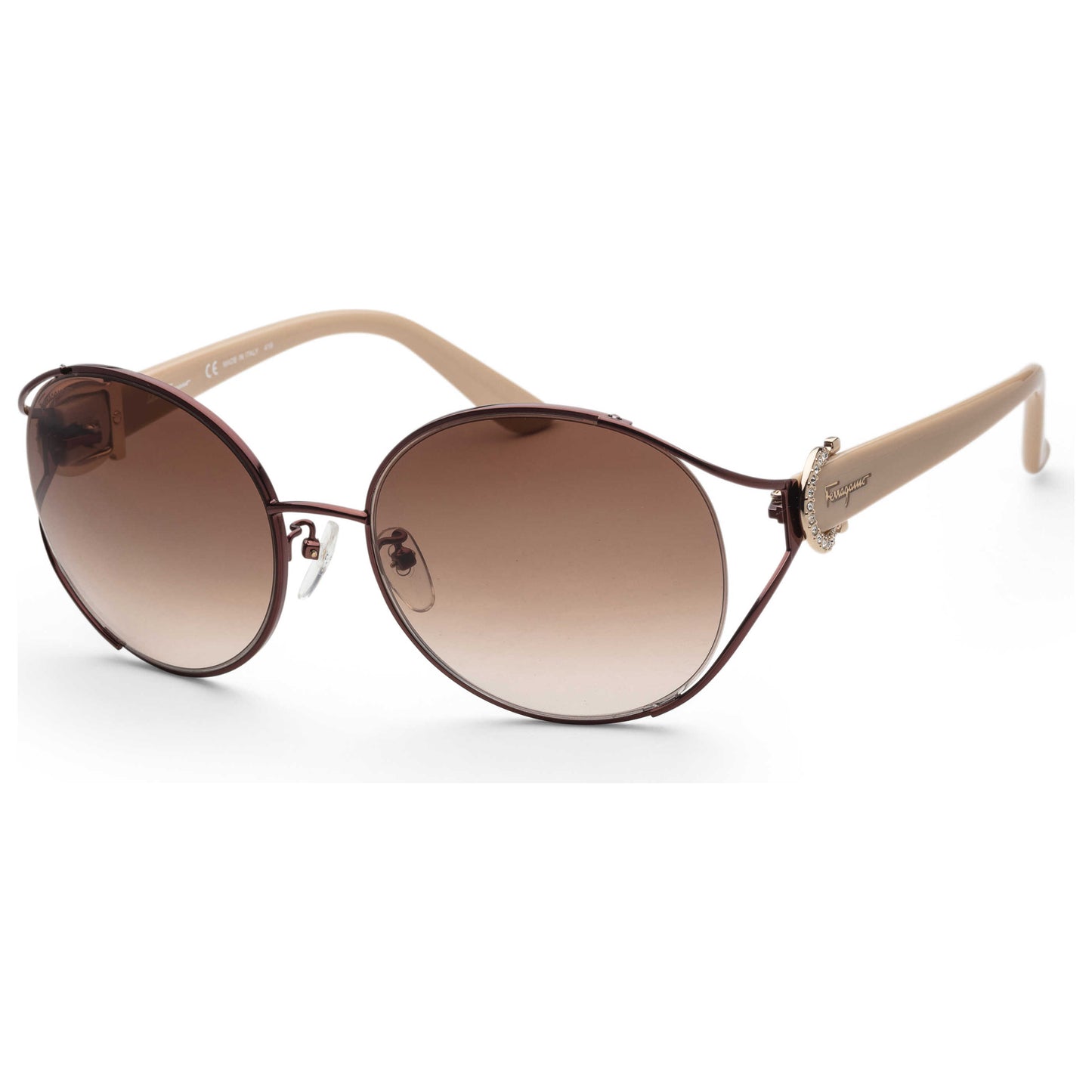 Front view of Ferragamo Fashion Women's Sunglasses SF230SRK-210
