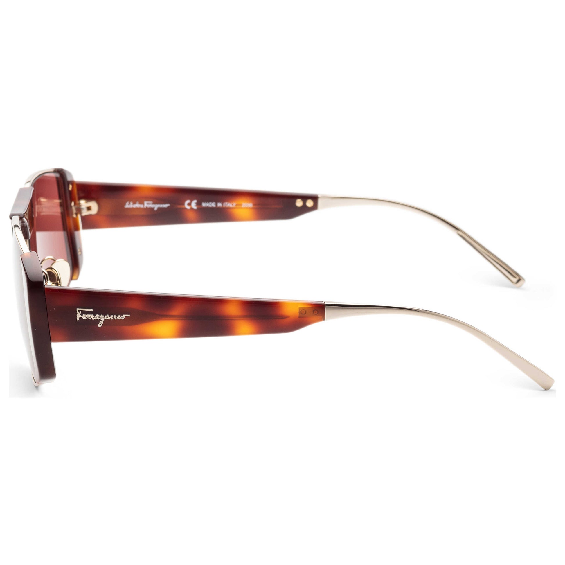 Left view of Ferragamo Fashion Women's Sunglasses SF267S-723