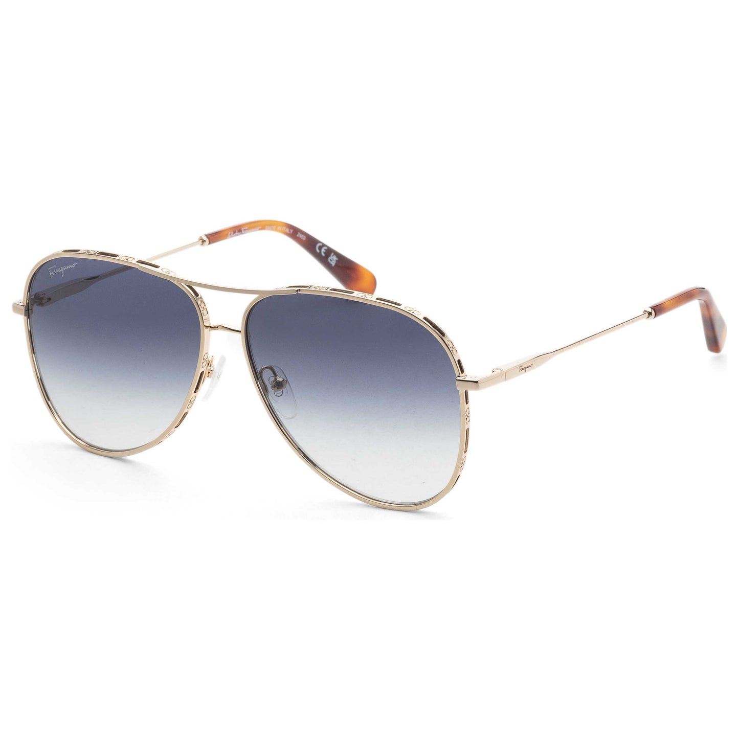 Front view of Ferragamo Fashion Women's Sunglasses SF268S-792-62