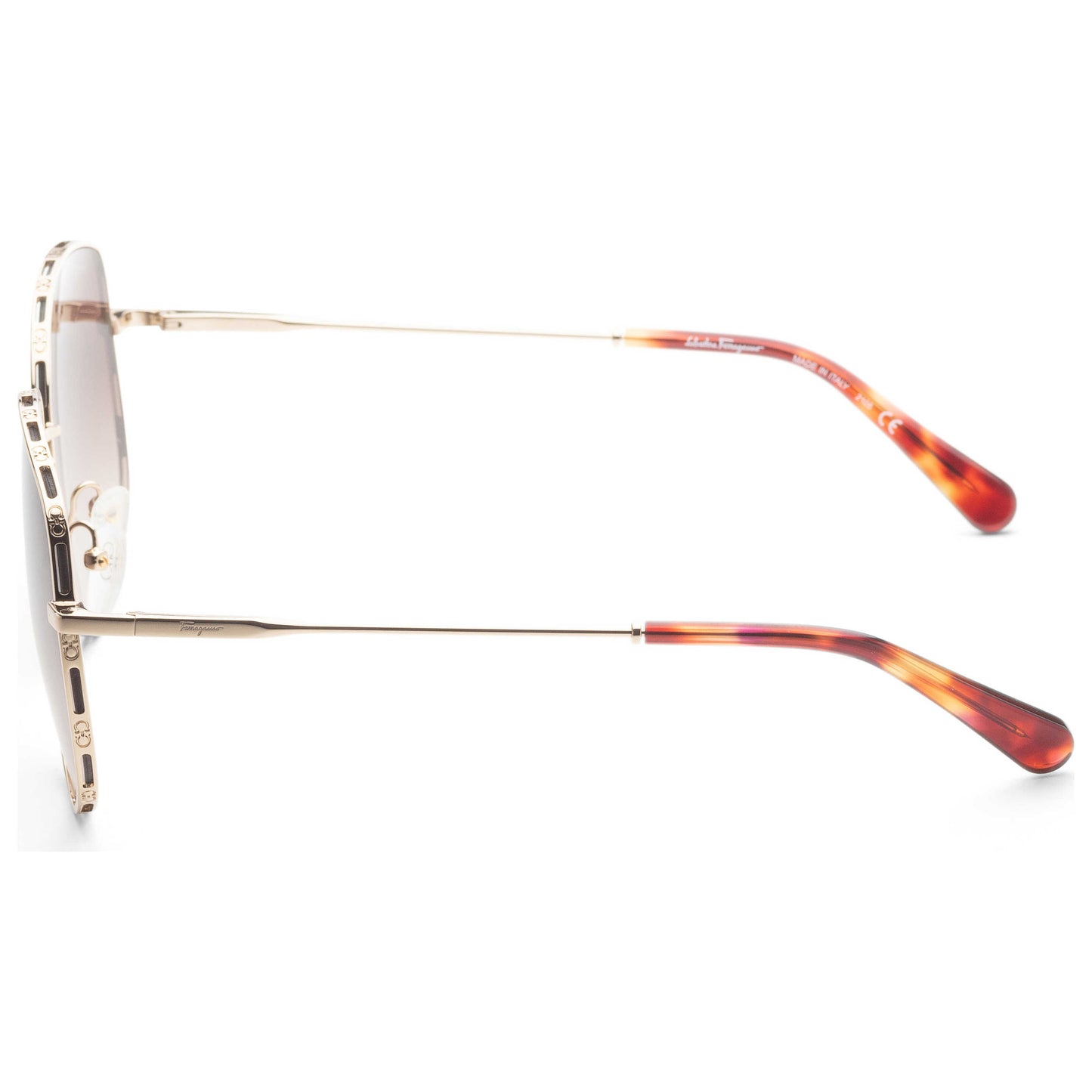 Left view of Ferragamo Fashion Women's Sunglasses SF277S-735