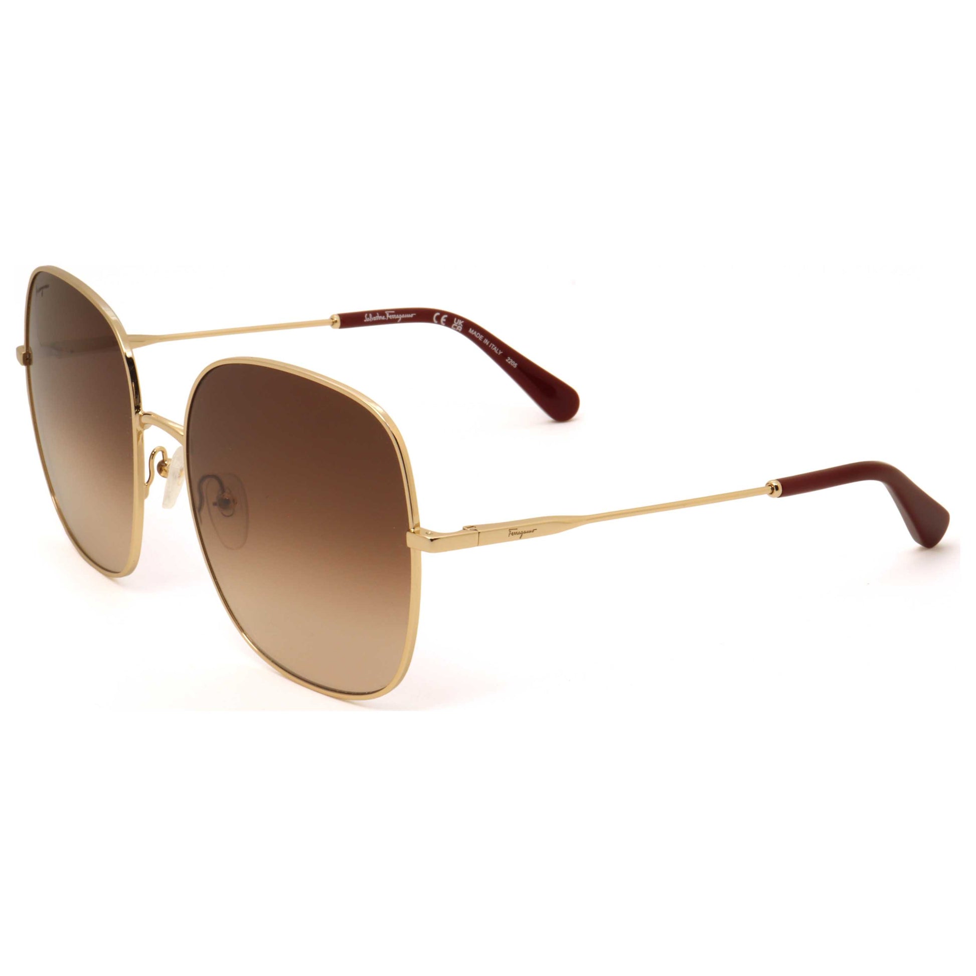 Front view of Ferragamo Women's Sunglasses SF300S-703