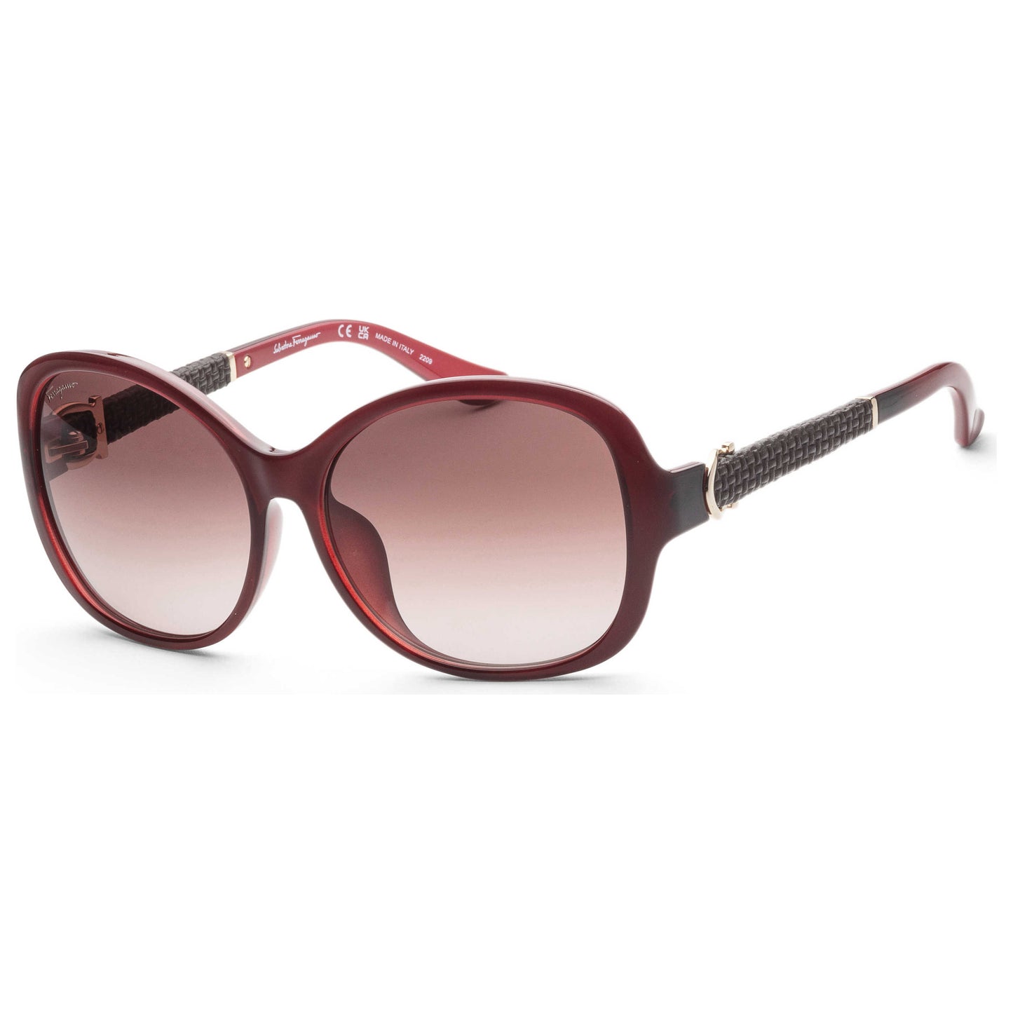 Front view of Ferragamo Fashion Women's Sunglasses SF744SLA-613