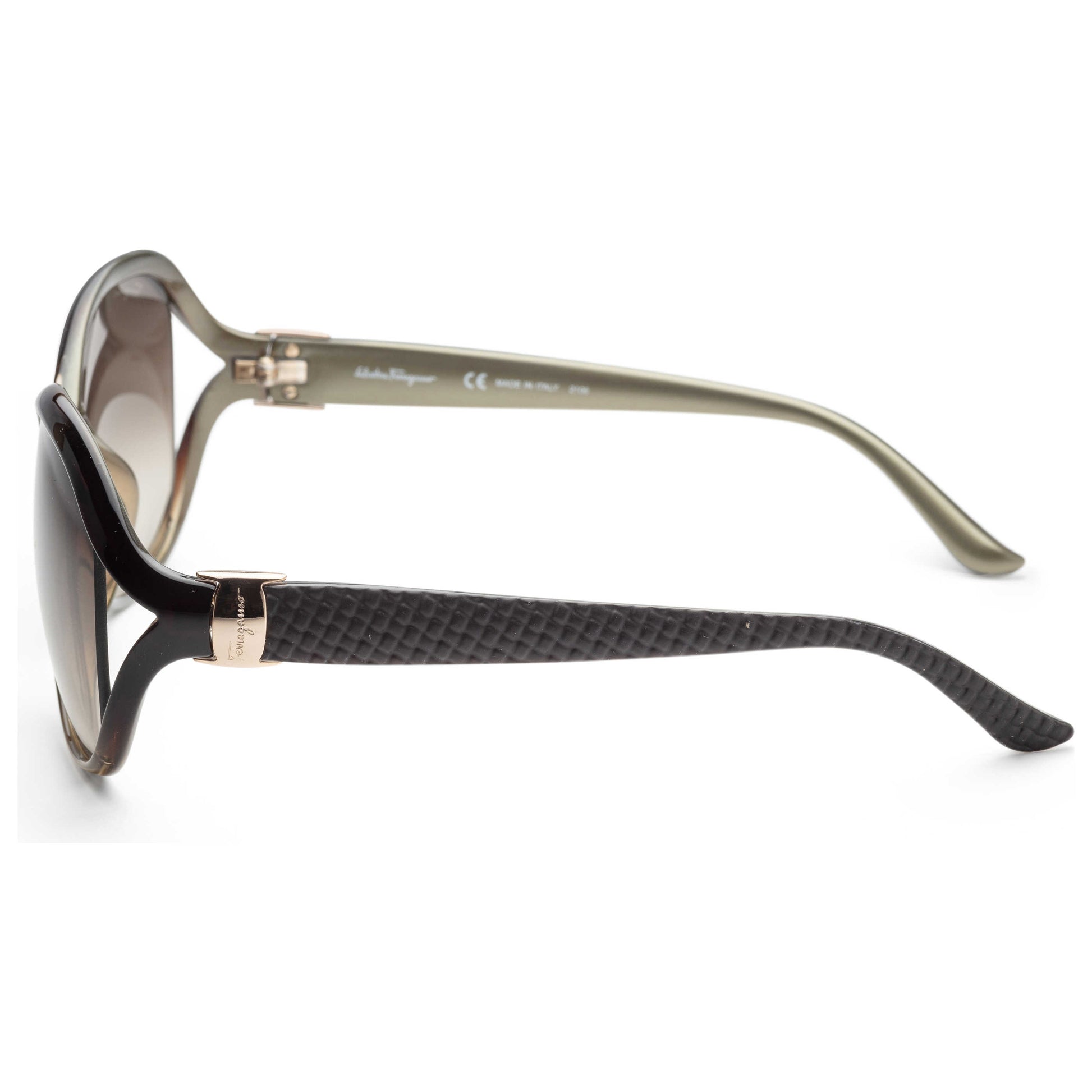 Left view of Ferragamo Fashion Women's Sunglasses SF770SA-318