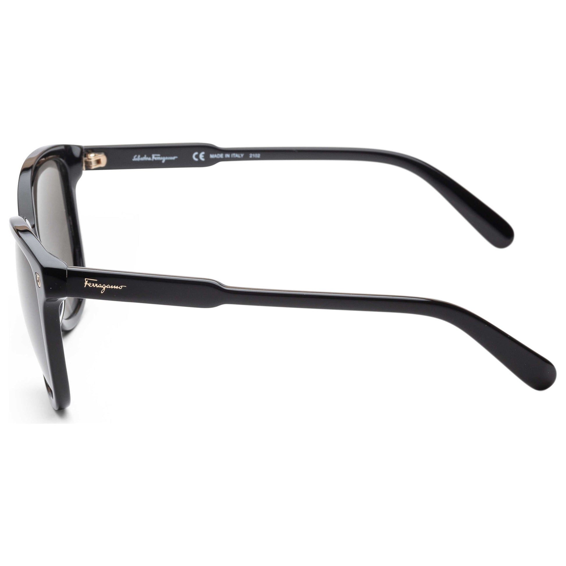 Left view of Ferragamo Fashion Unisex Sunglasses SF815S-001