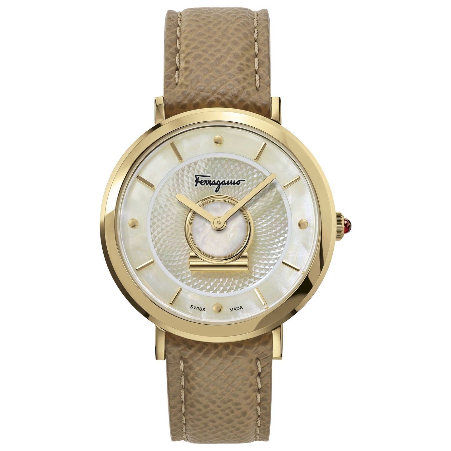 Front view of Ferragamo Minuetto Women's Quartz Watch SF8200319