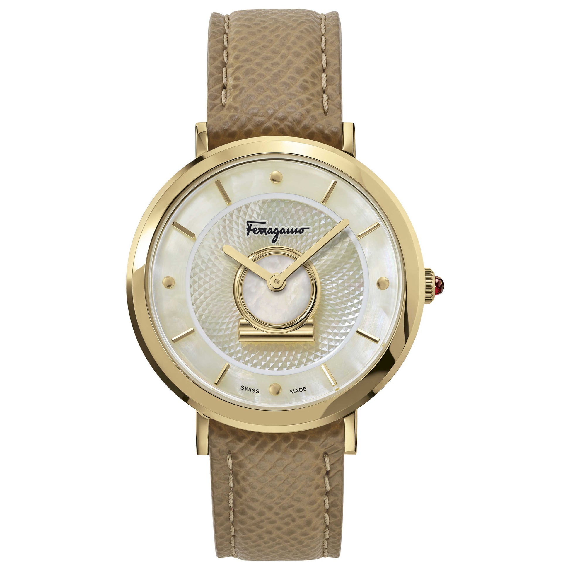 Front view of Ferragamo Minuetto Women's Quartz Watch SF8200319