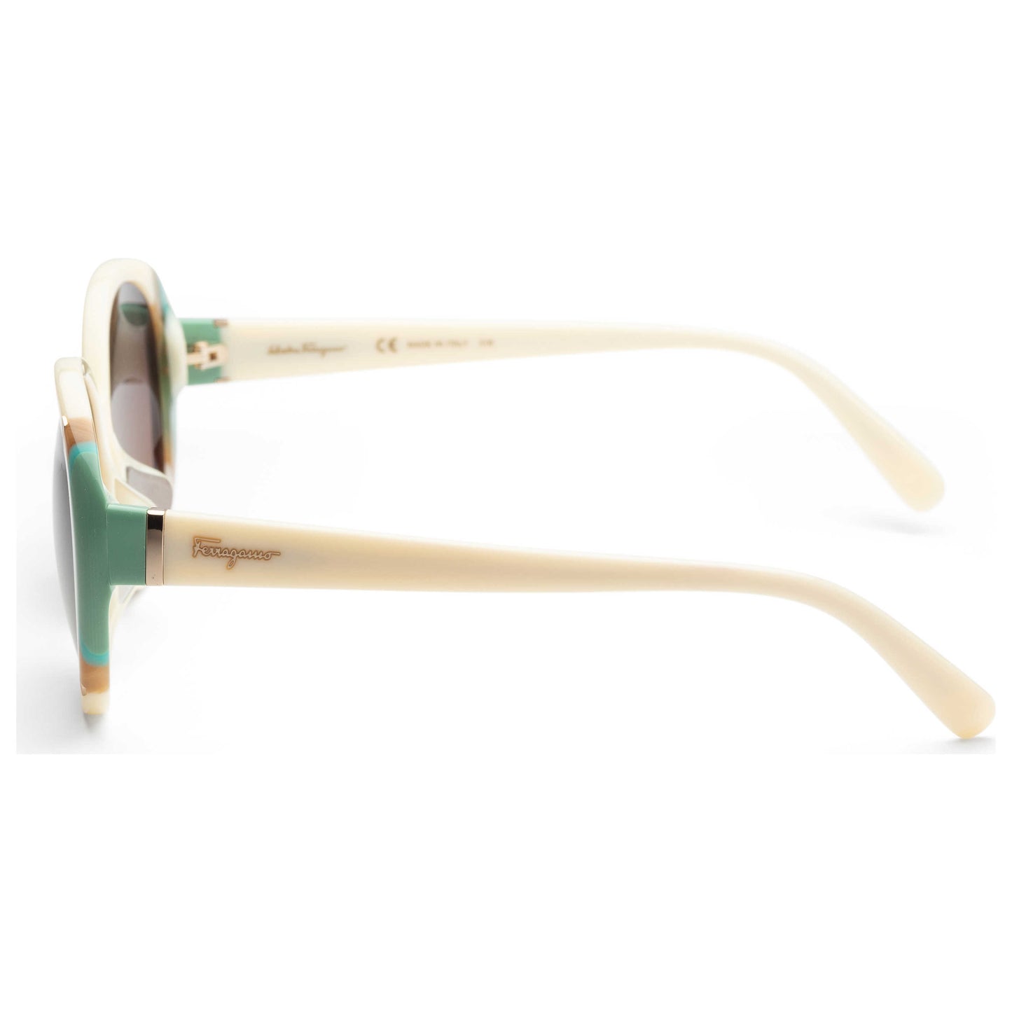 Left view of Ferragamo Fashion Women's Sunglasses SF842SA-103