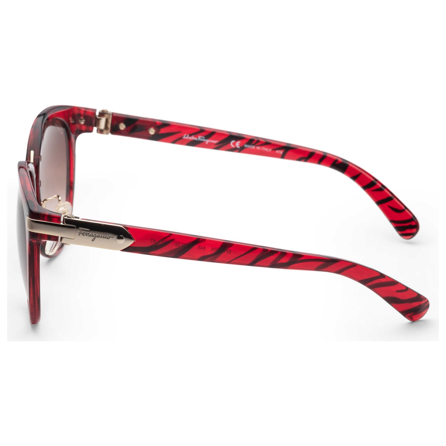Left view of Ferragamo Fashion Women's Sunglasses SF852SK-645