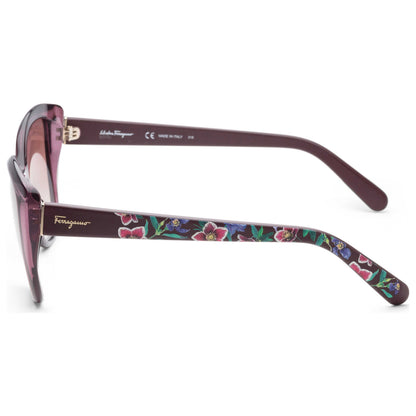 Left view of Ferragamo Fashion Women's Sunglasses SF912S-606