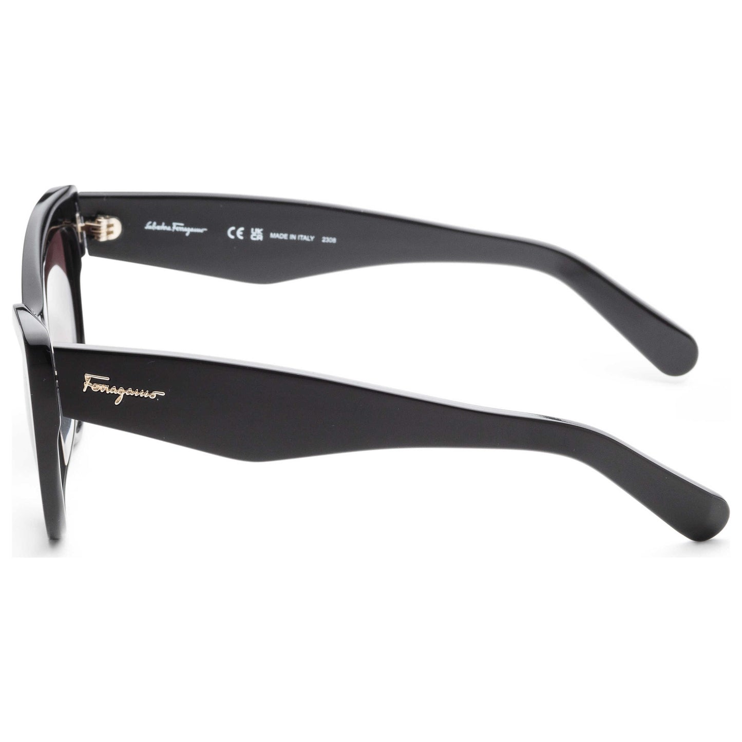 Left view of Ferragamo Fashion Women's Sunglasses SF930S-001