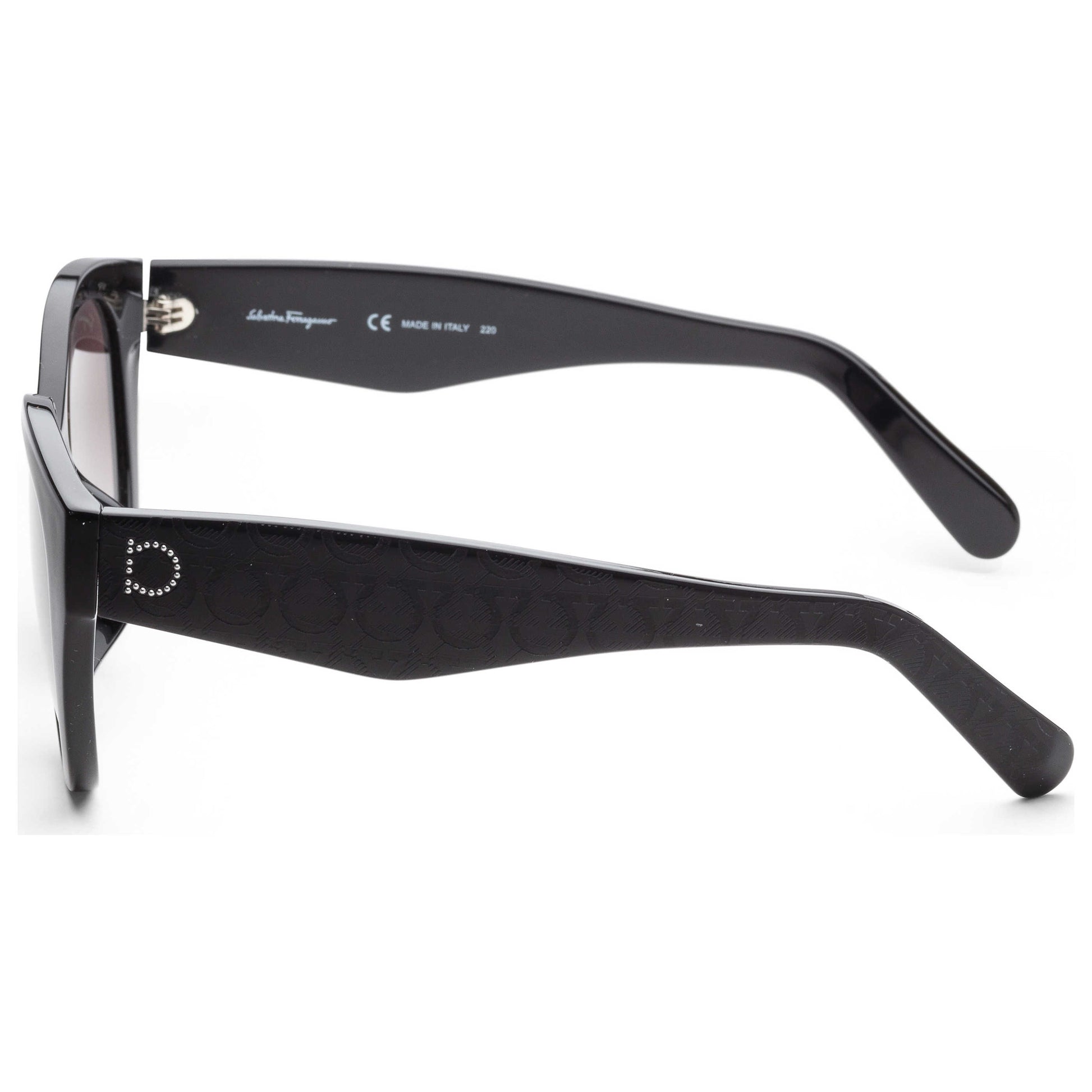 Left view of Ferragamo Fashion Women's Sunglasses SF946SA-001