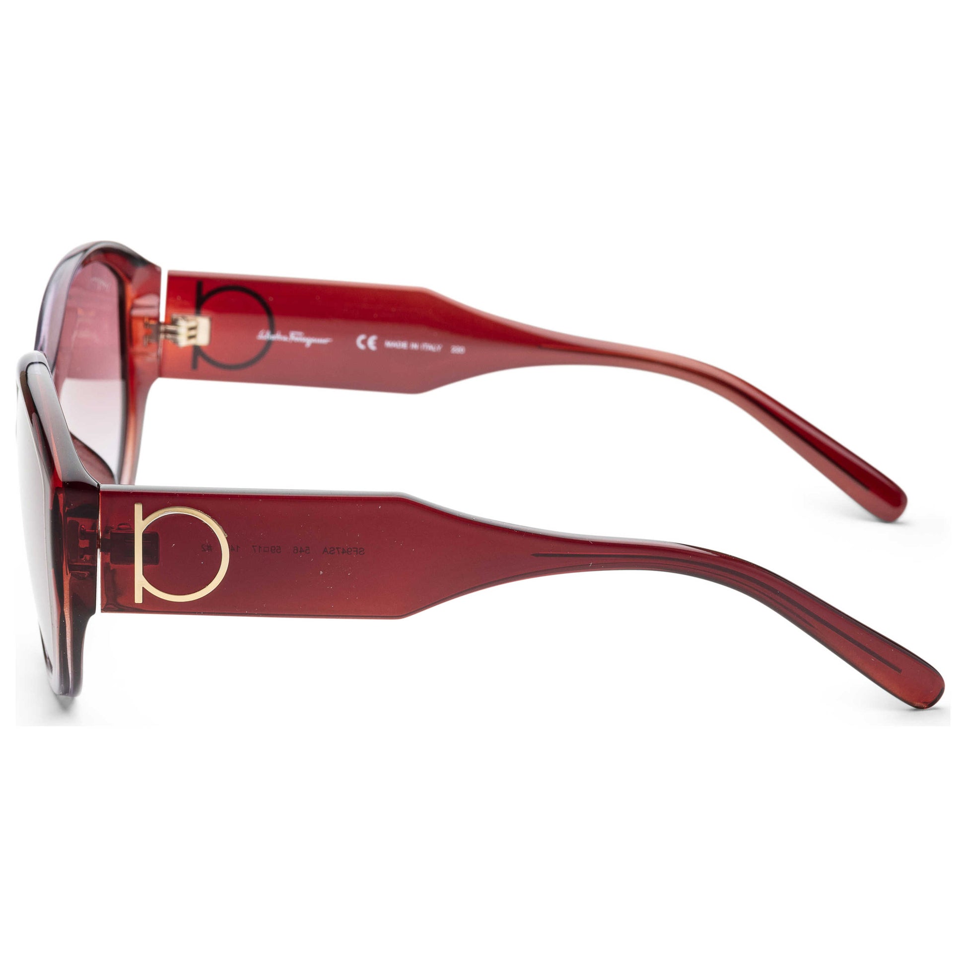 Left view of Ferragamo Fashion Women's Sunglasses SF947SA-546