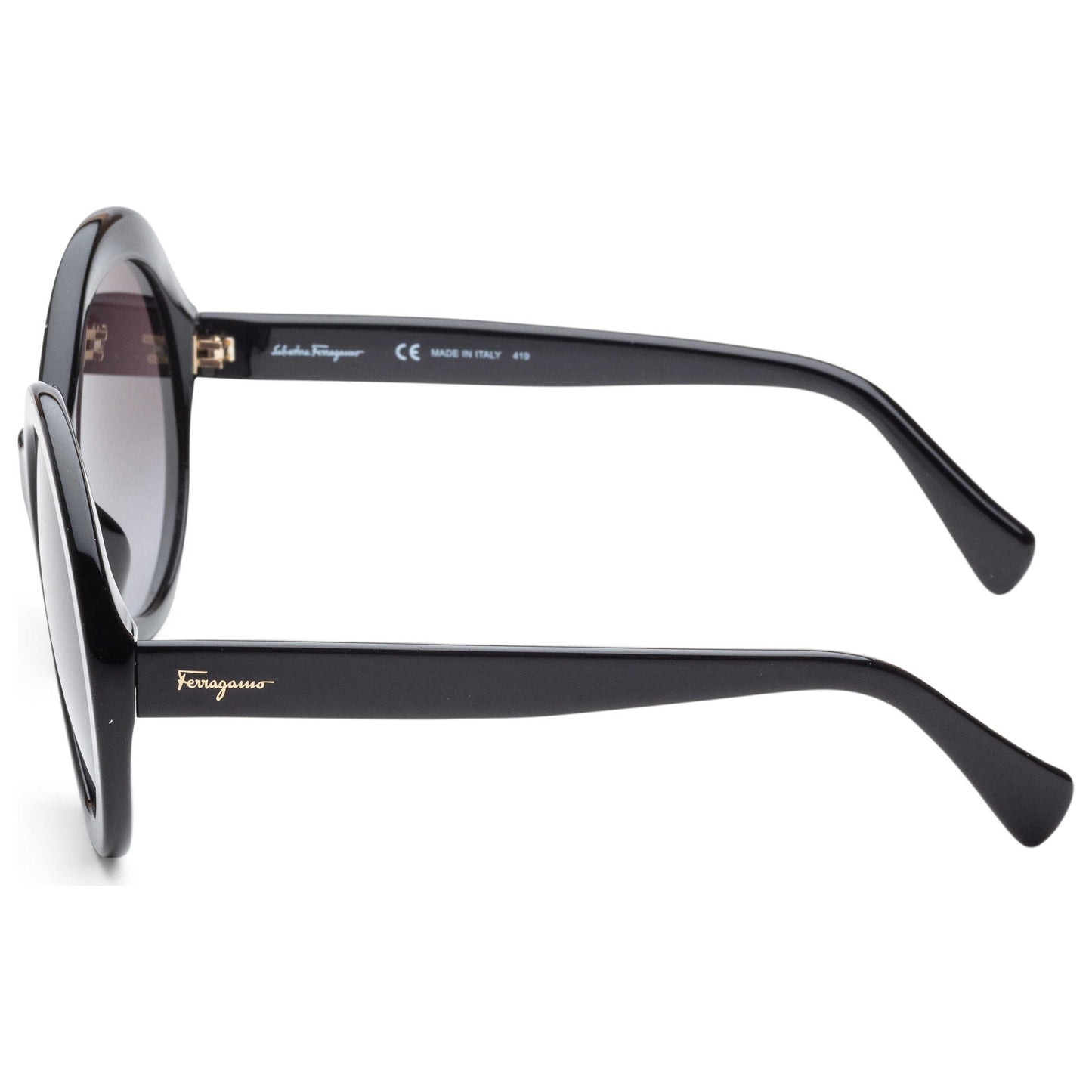 Left view of Ferragamo Fashion Women's Sunglasses SF956S-001