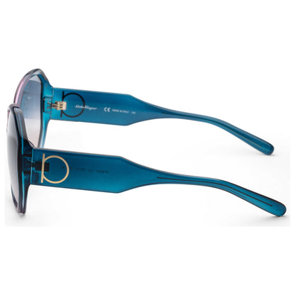 Left view of Ferragamo Fashion Women's Sunglasses SF962SA-431