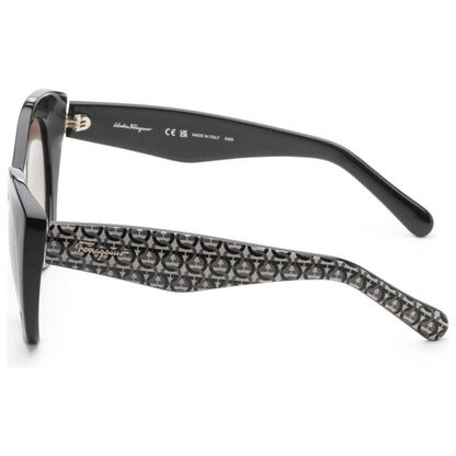 Left view of Ferragamo Fashion Women's Sunglasses SF964S-003-54