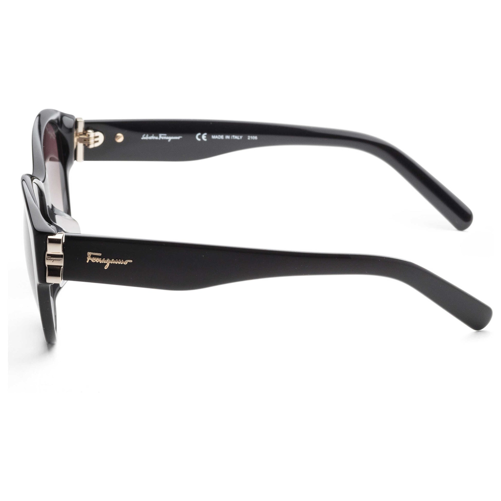 Left view of Ferragamo Fashion Women's Sunglasses SF974SA-001