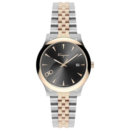 Front view of Ferragamo Duo Women's Quartz Watch SFCU01422