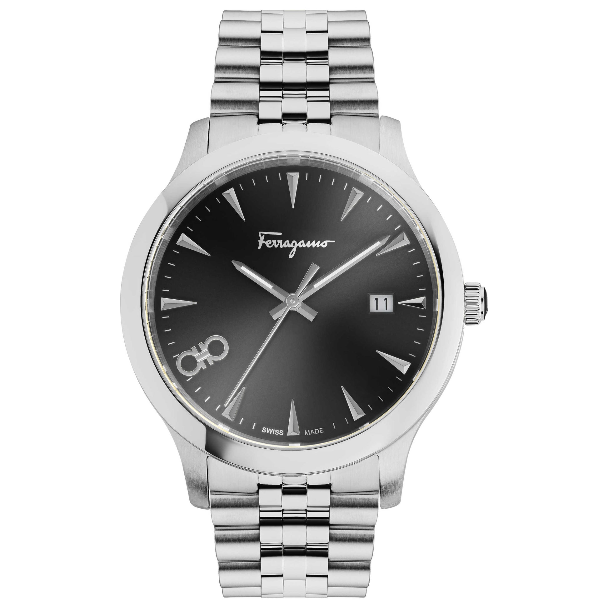 Front view of Ferragamo Duo Men's Quartz Watch SFCV00822