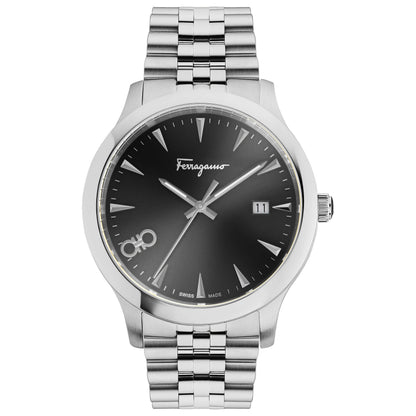 Front view of Ferragamo Duo Men's Quartz Watch SFCV00822