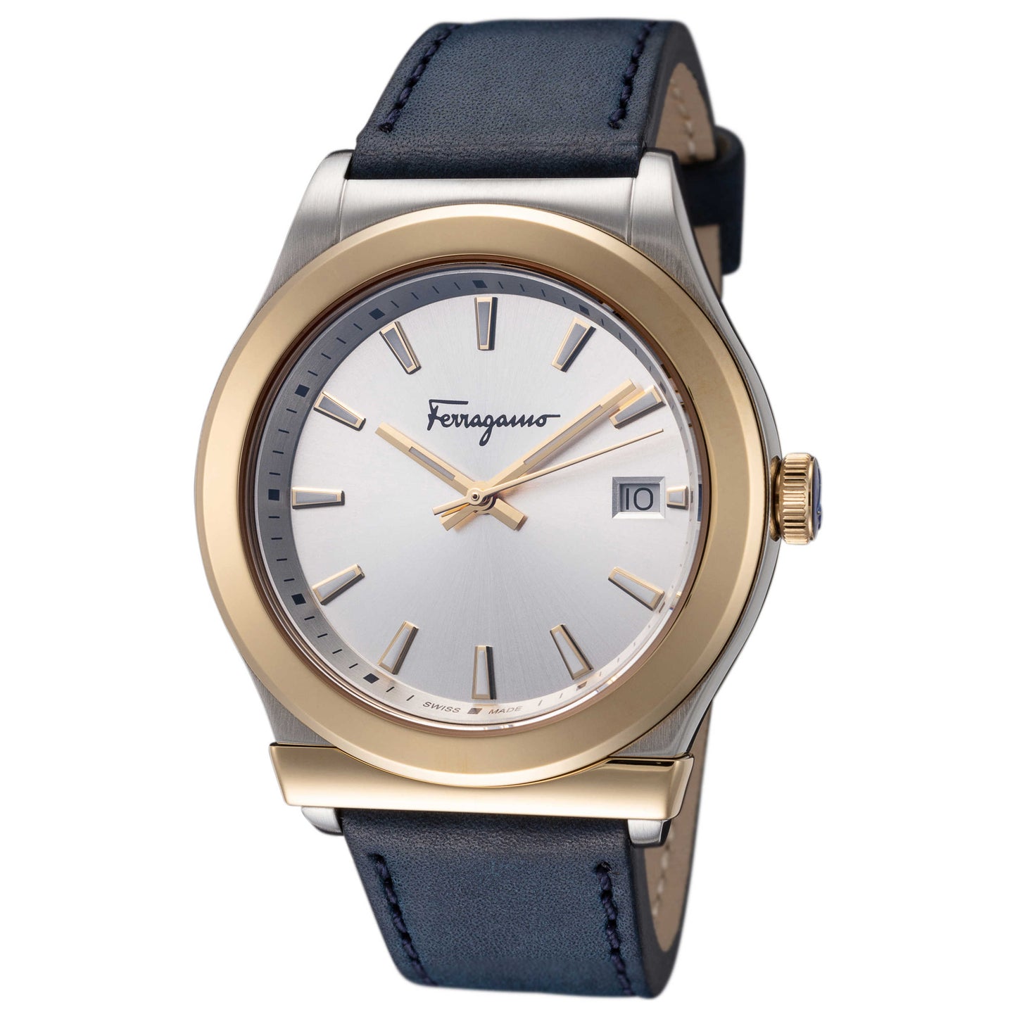 Front view of Ferragamo 1898 Men's Quartz Watch SFDG00118