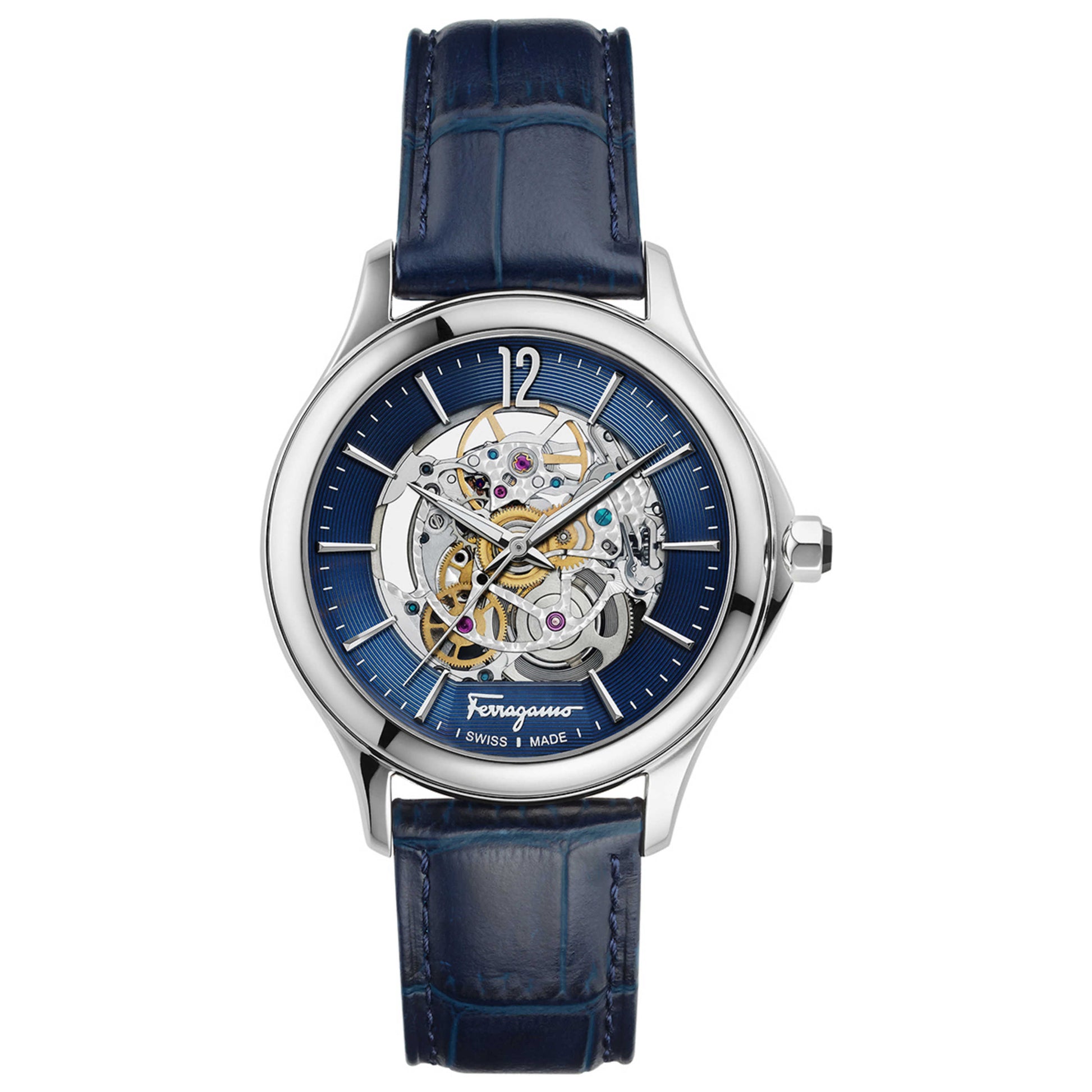 Front view of Ferragamo Time Men's Automatic Watch SFFX00119