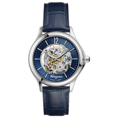 Front view of Ferragamo Time Men's Automatic Watch SFFX00119