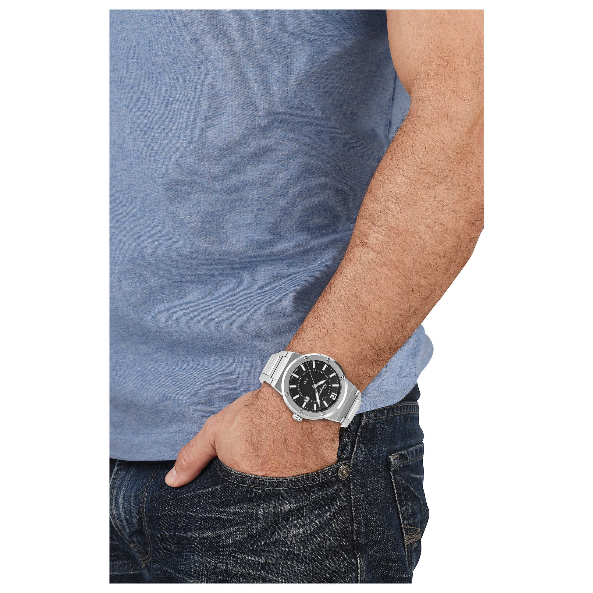 Ferragamo F-80 Men's Quartz Watch SFHY00521 - Image #5