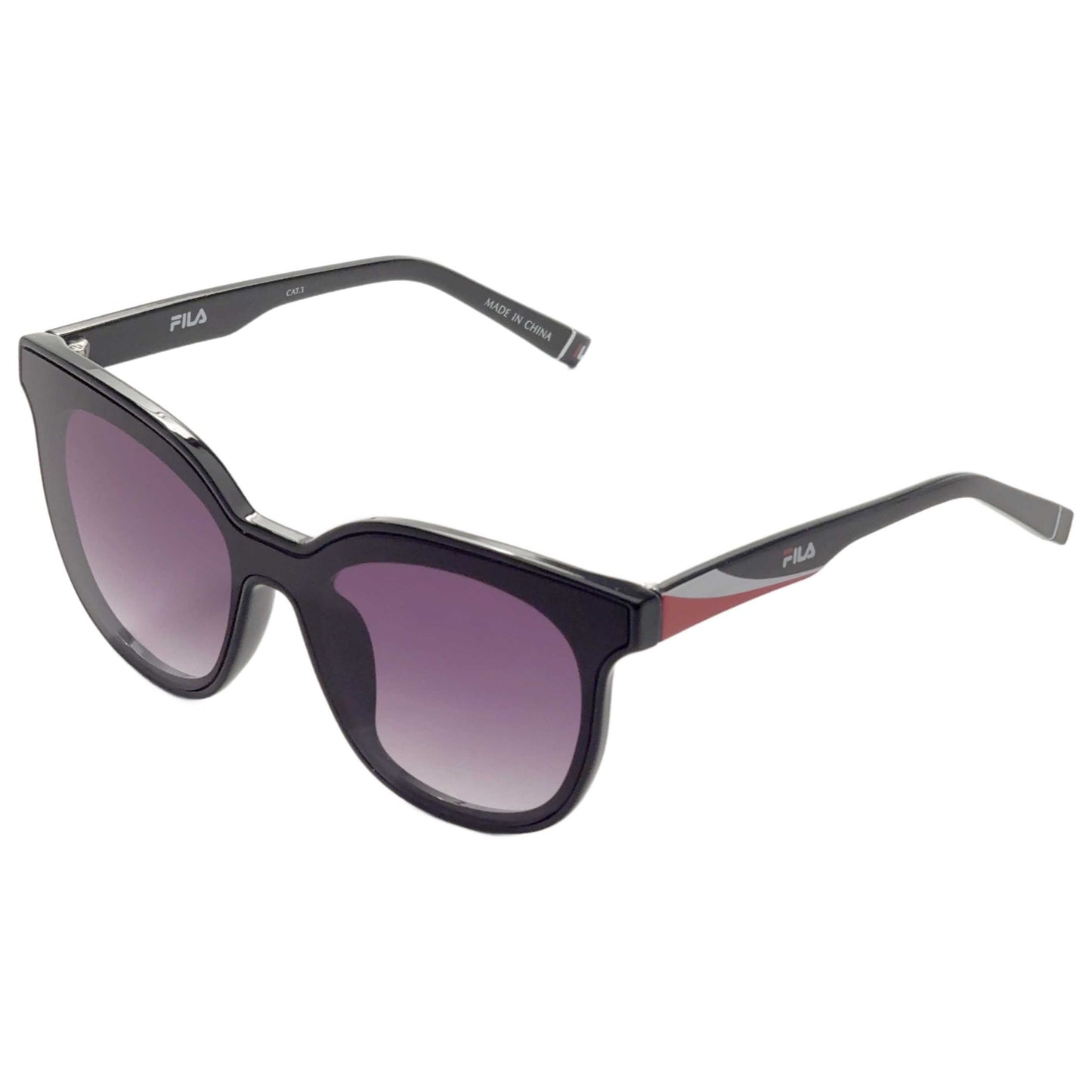 Front view of Fila Women's Sunglasses SFI182-540BLA