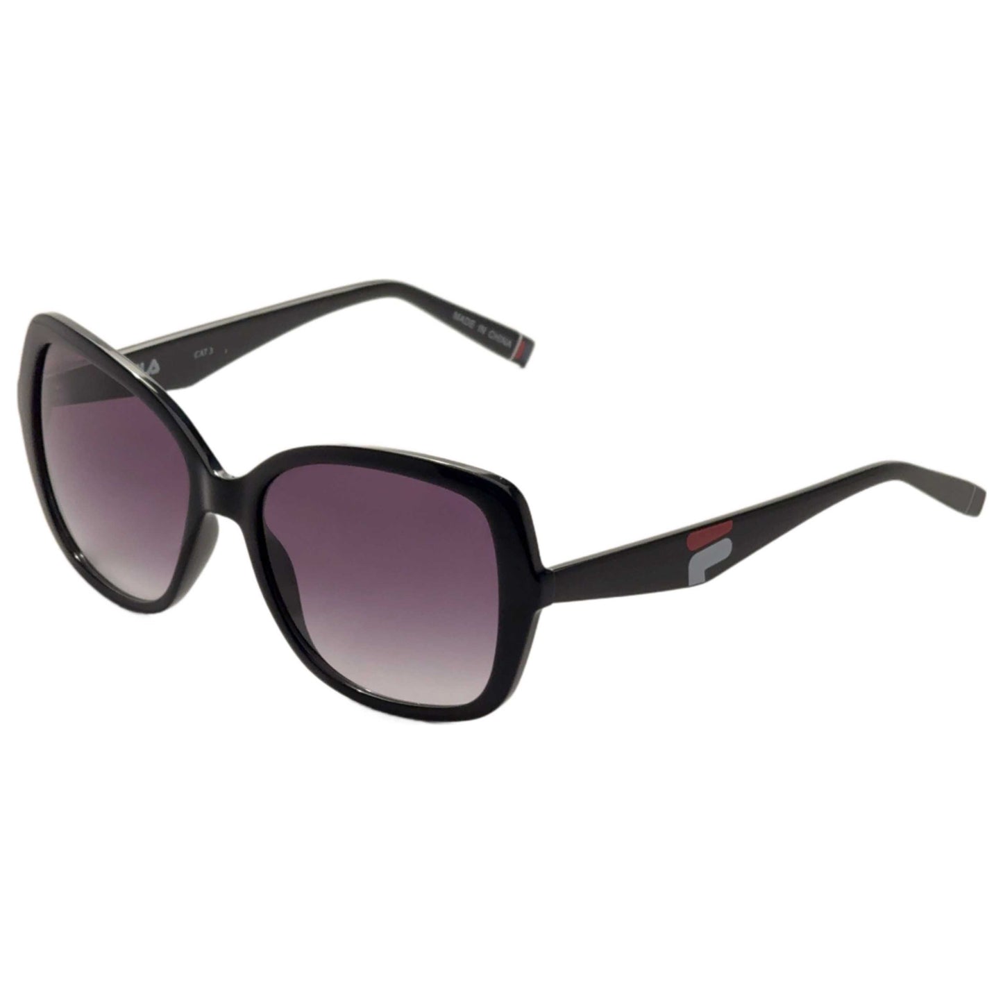 Front view of Fila Women's Sunglasses SFI183-560BLA