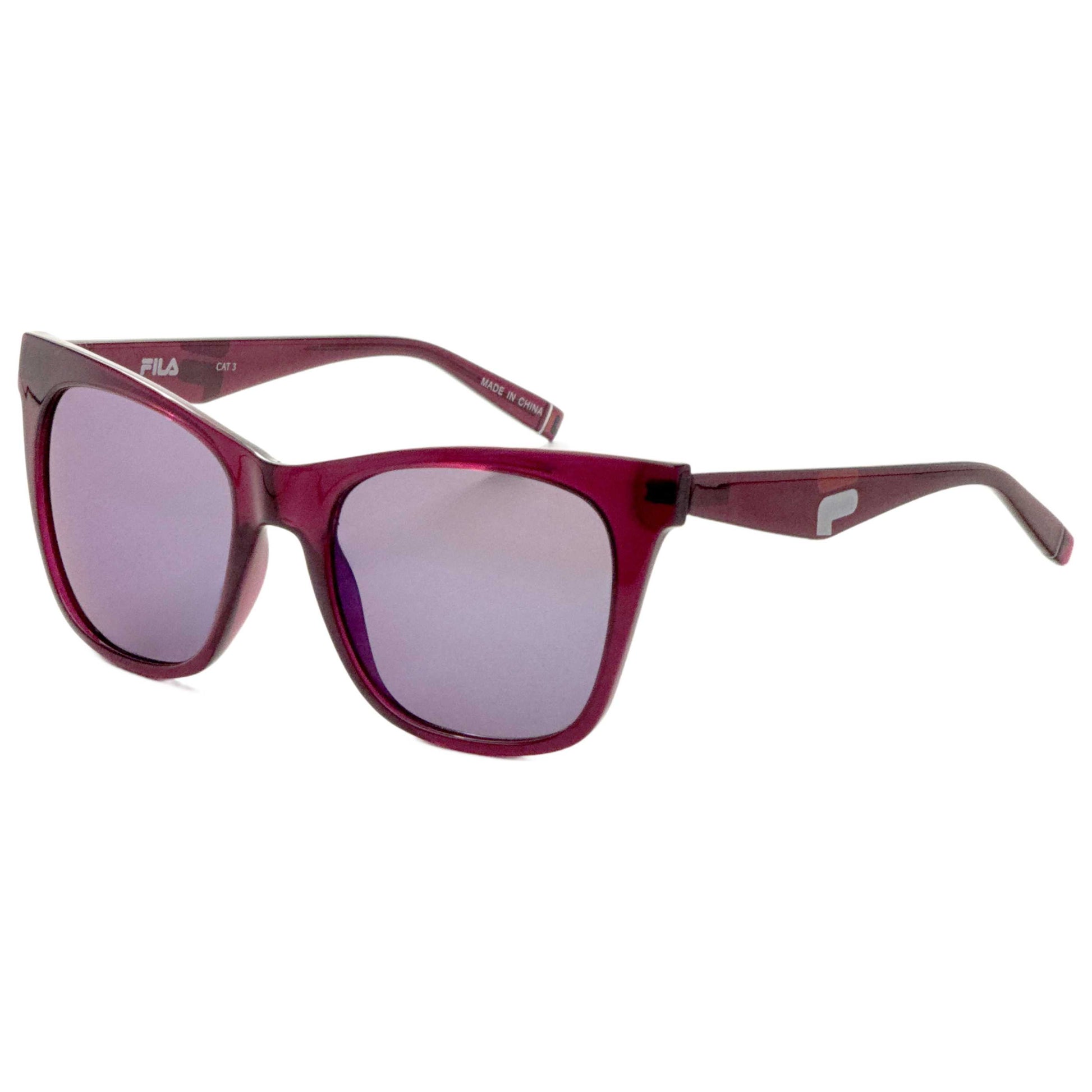 Front view of Fila Women's Sunglasses SFI184-530PUR
