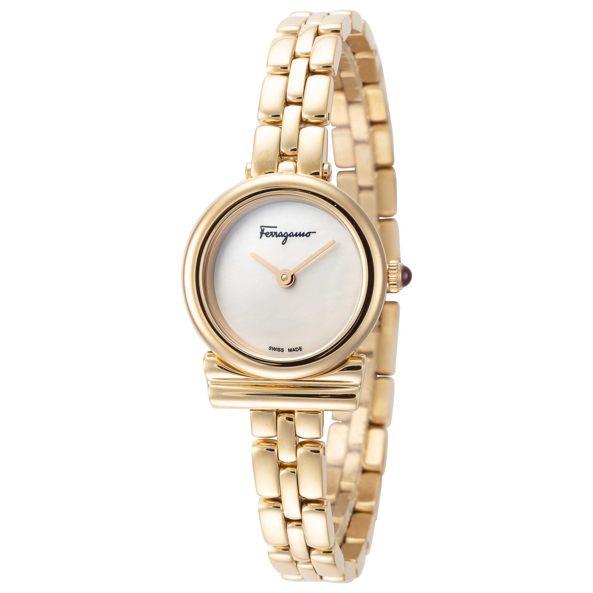 Front view of Ferragamo Gancini Women's Quartz Watch SFIK01420