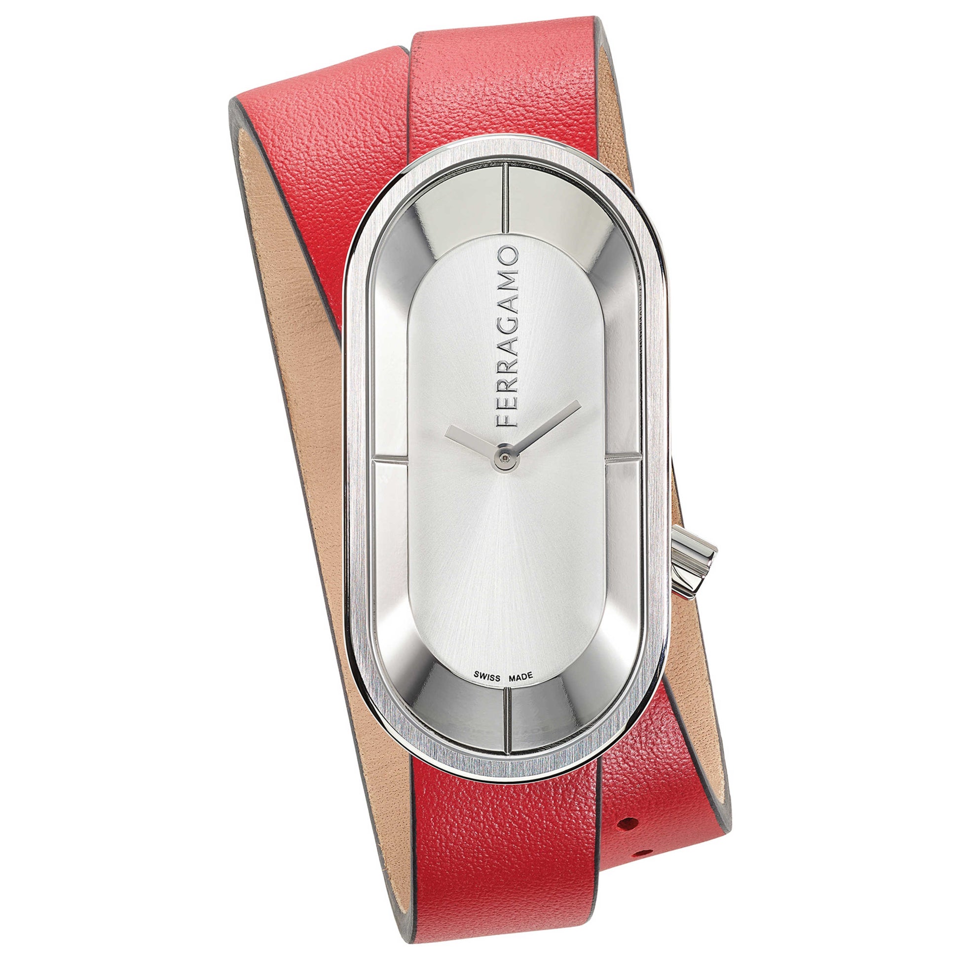 Front view of Ferragamo Ferragamo Curve Women's Quartz Watch SFK300223