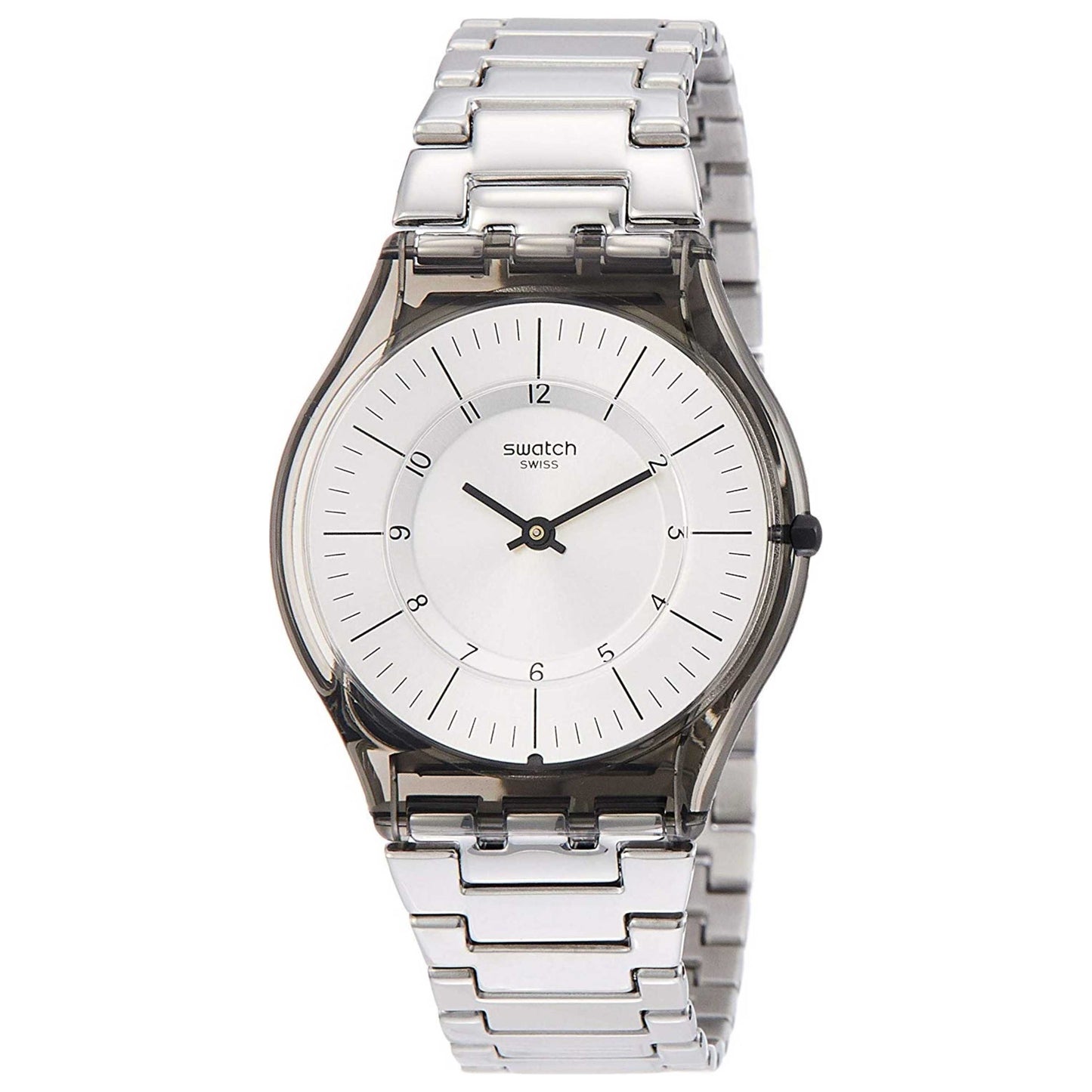 Front view of Swatch Casual Unisex Quartz Watch SFM134G