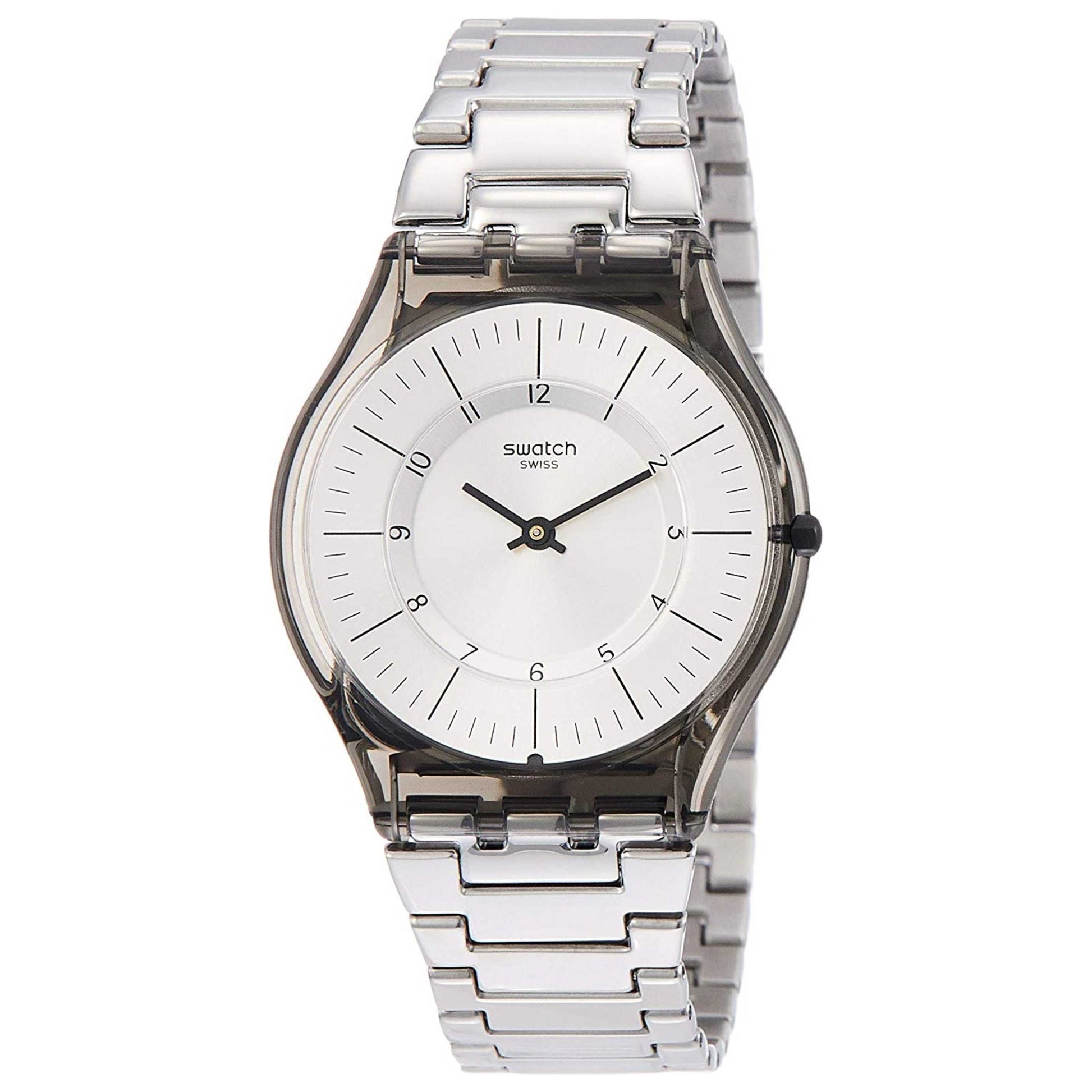 Front view of Swatch Casual Unisex Quartz Watch SFM134G