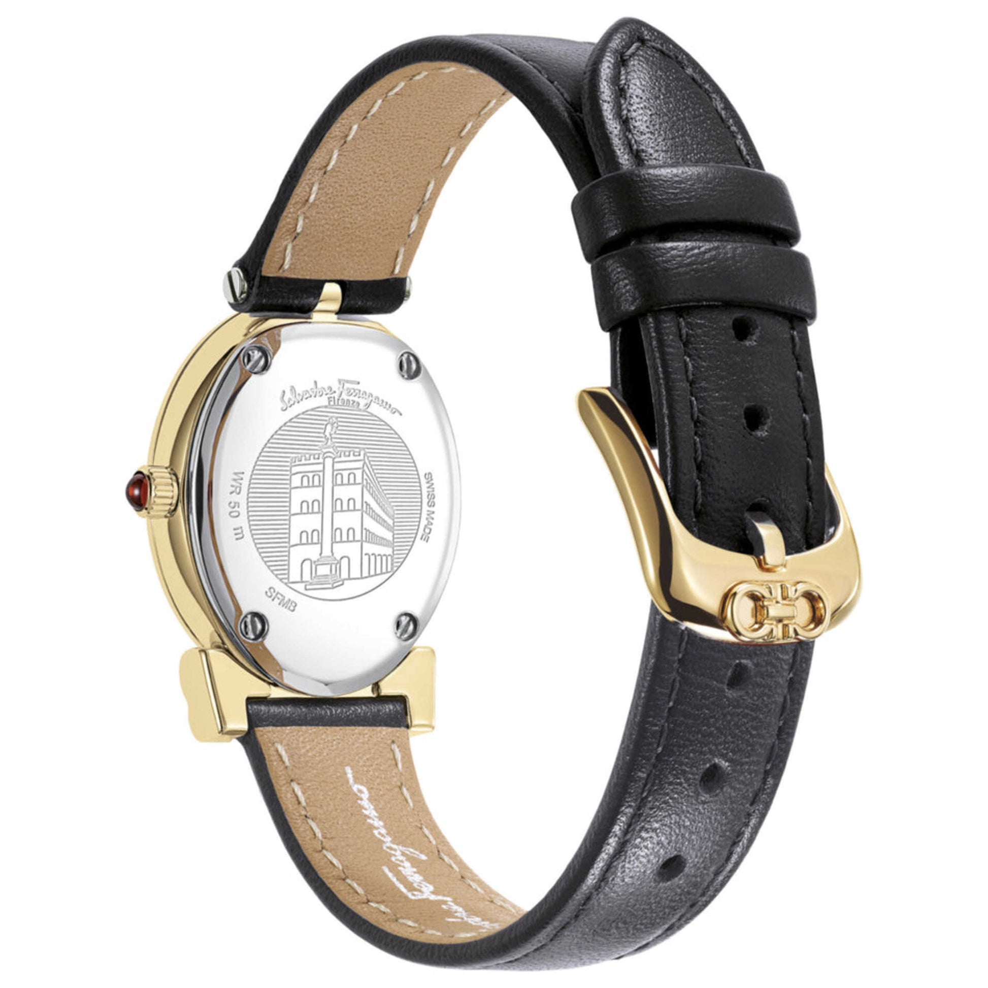Back view of Ferragamo Miroir Women's Quartz Watch SFMB00221