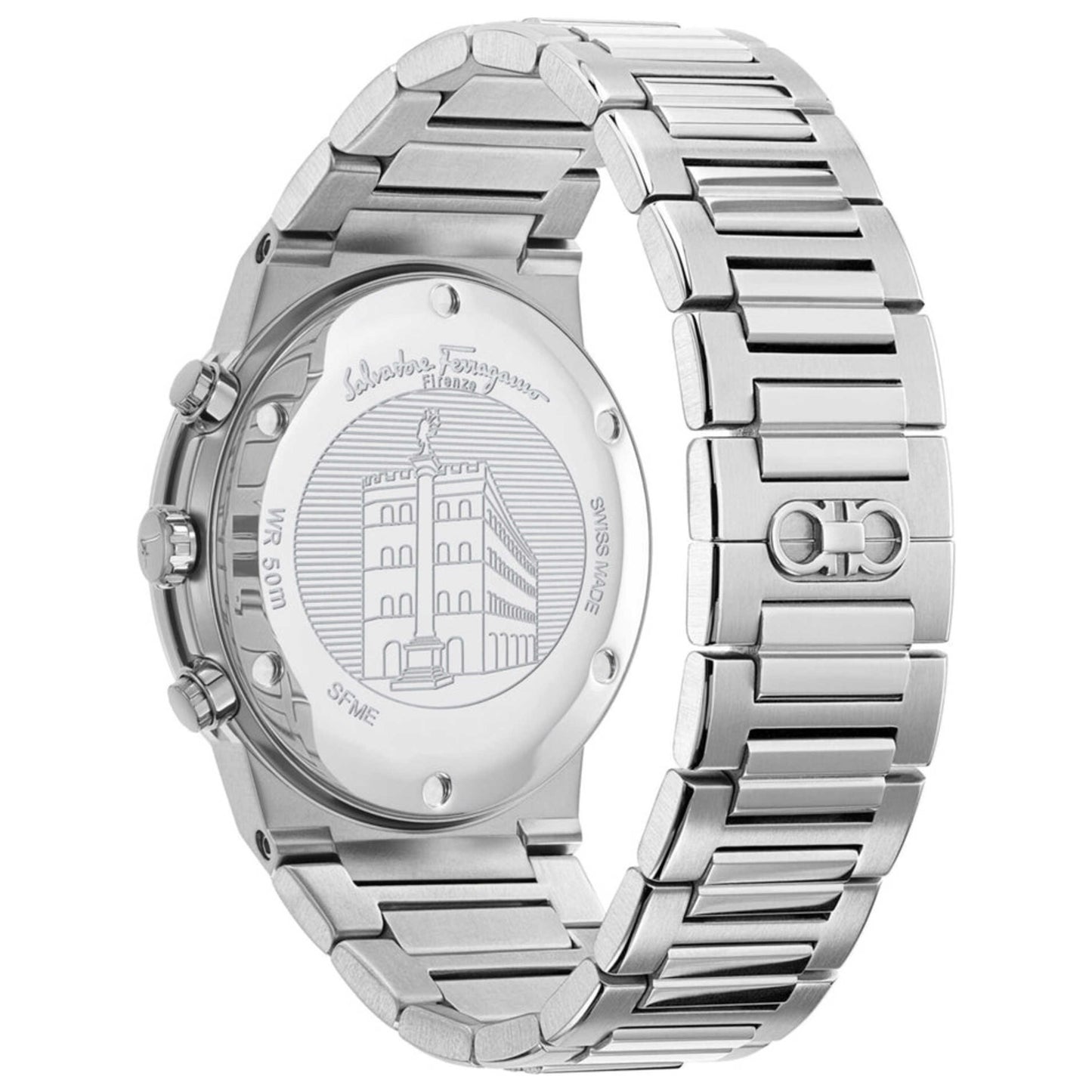 Back view of Ferragamo Sapphire Men's Quartz Watch SFME00421