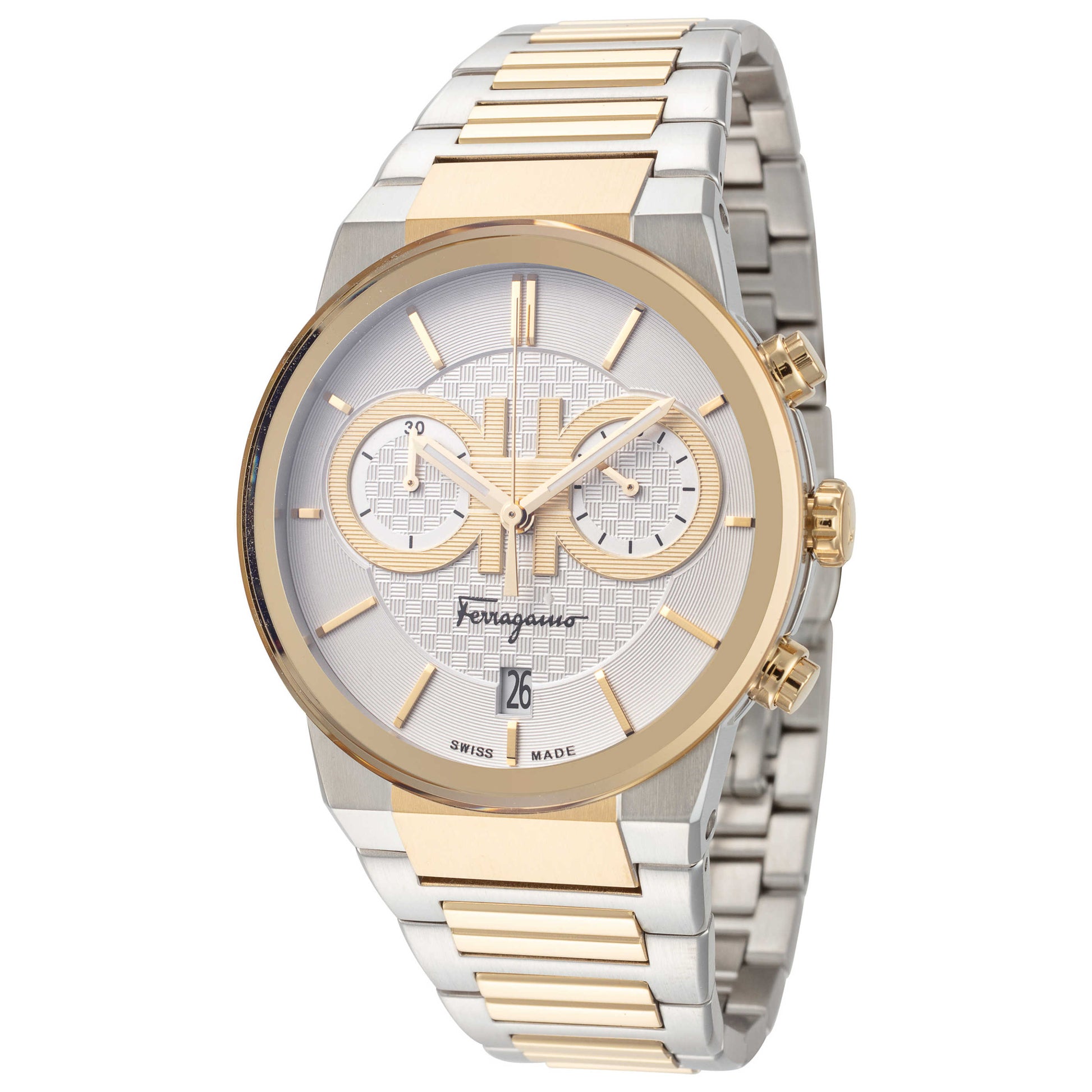 Front view of Ferragamo Sapphire Men's Quartz Watch SFME00821