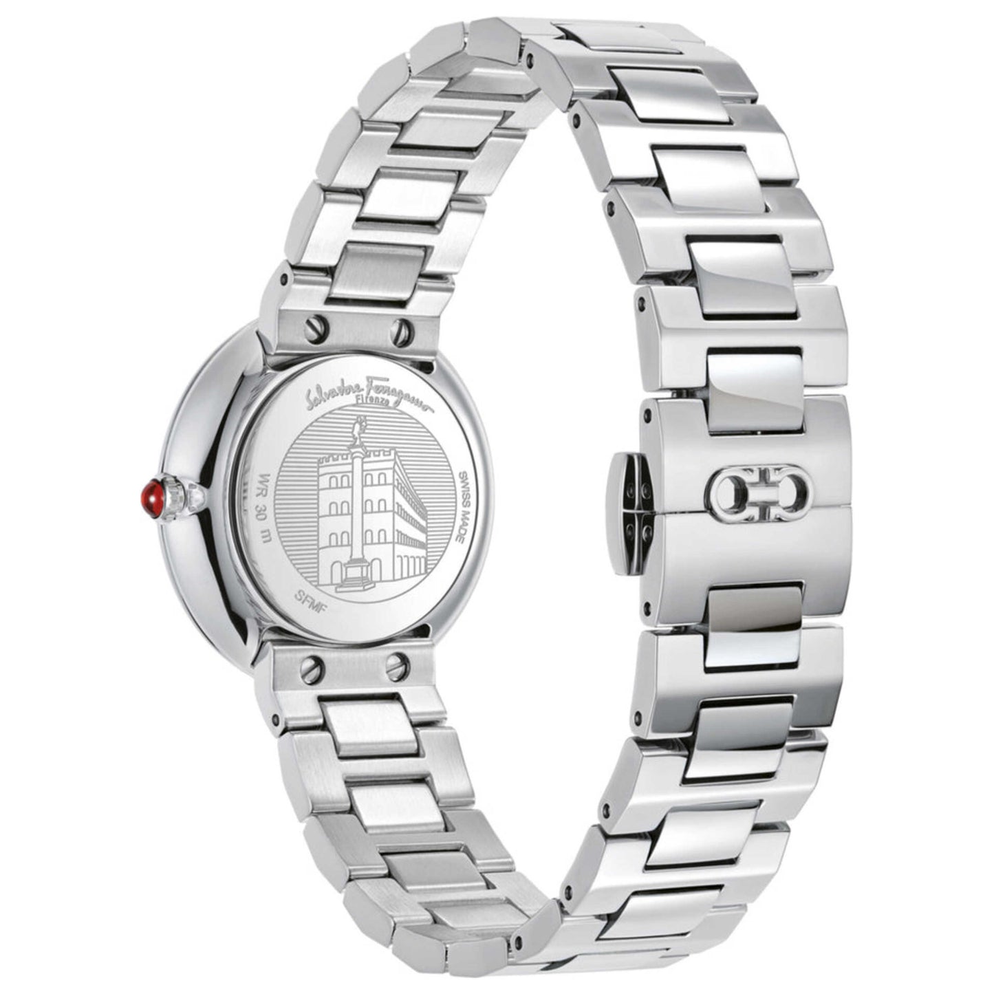 Back view of Ferragamo Chic Women's Quartz Watch SFMF00321