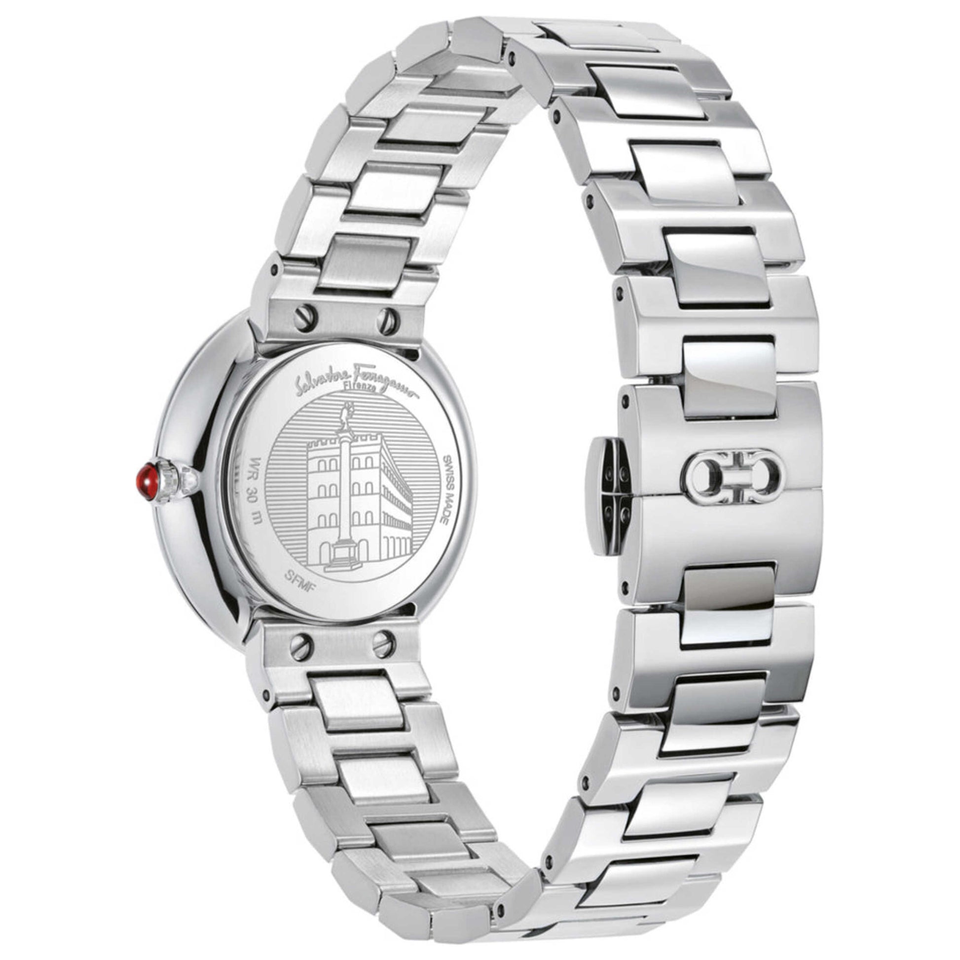 Back view of Ferragamo Chic Women's Quartz Watch SFMF00321