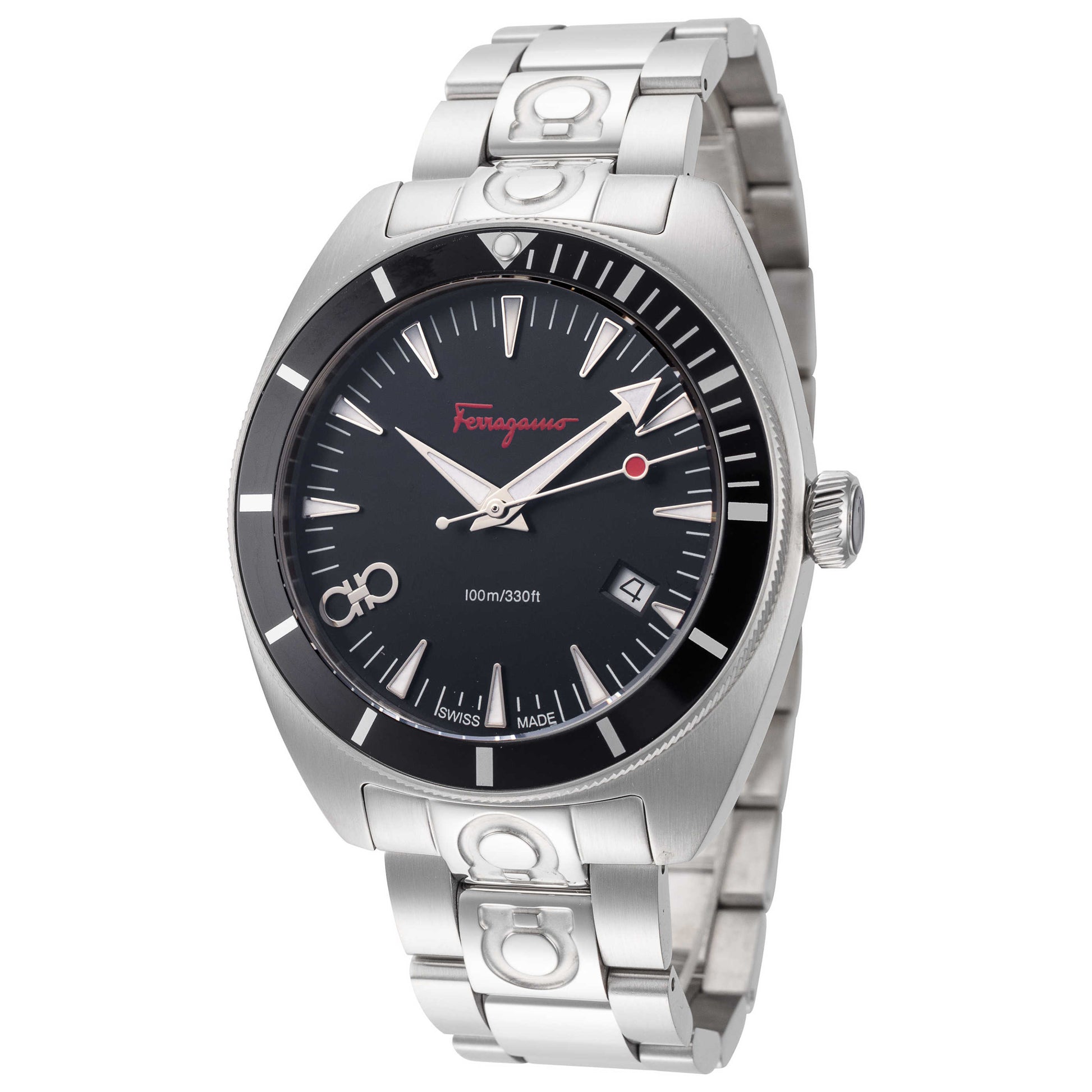Front view of Ferragamo Experience Men's Quartz Watch SFMG00121